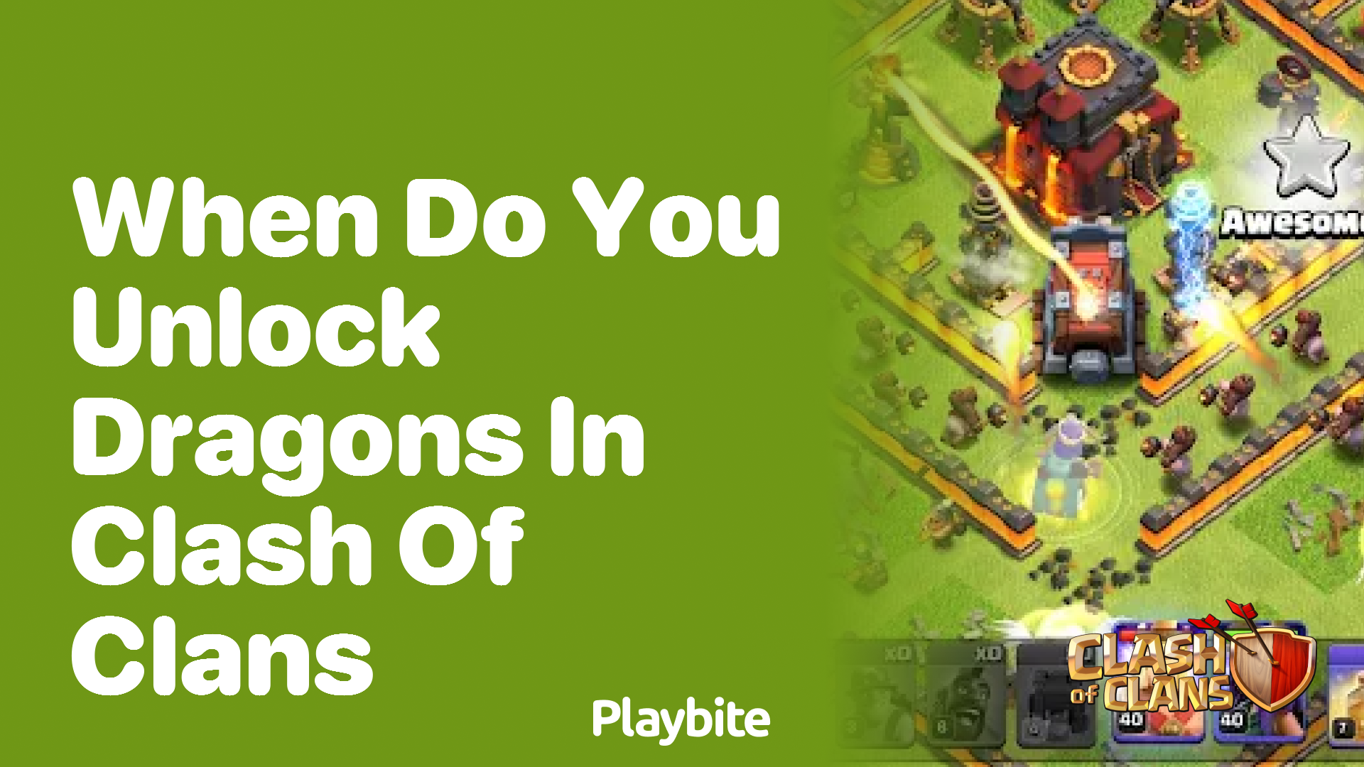 When Do You Unlock Dragons in Clash of Clans?