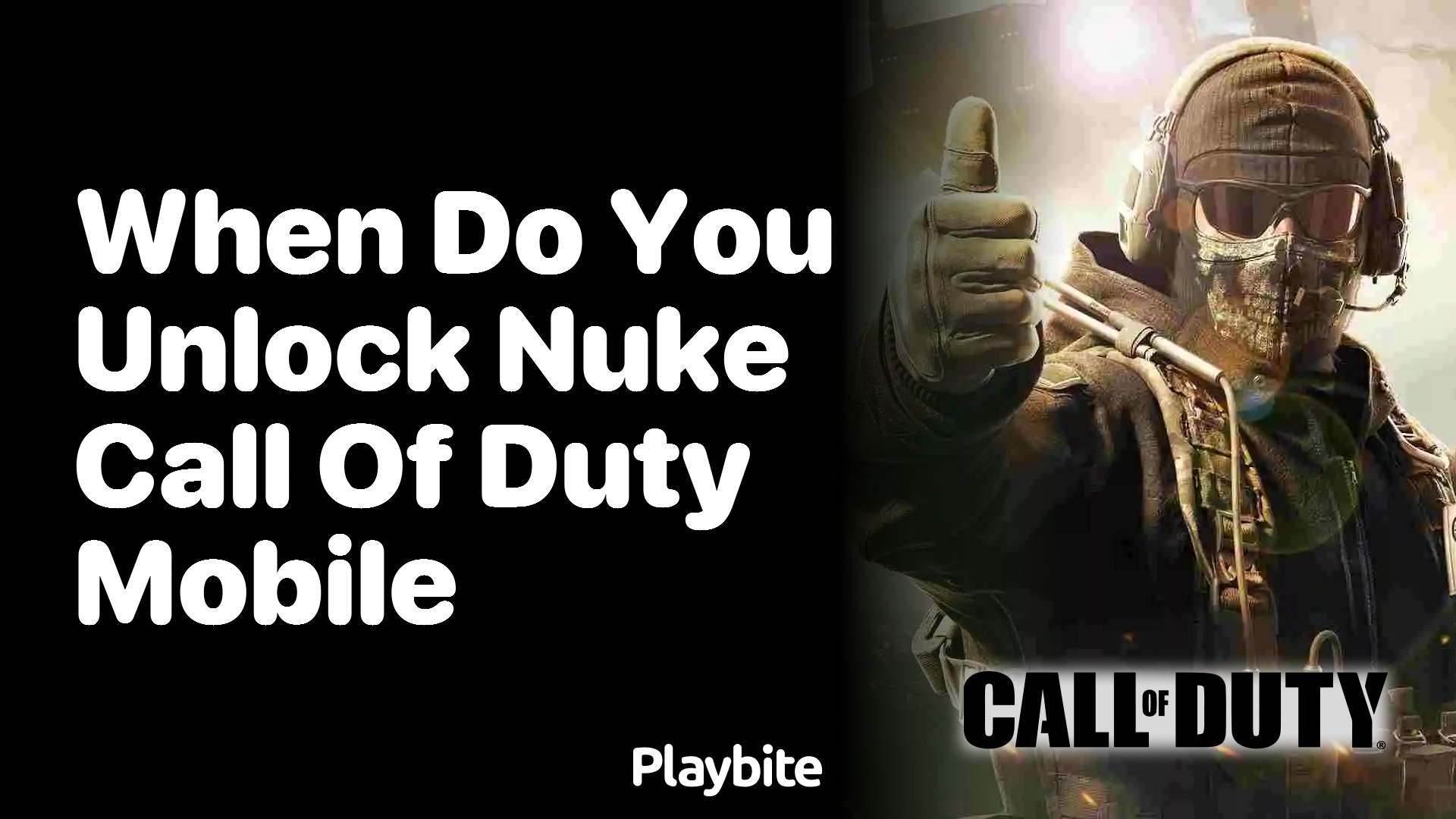 When Do You Unlock Nuke in Call of Duty Mobile?