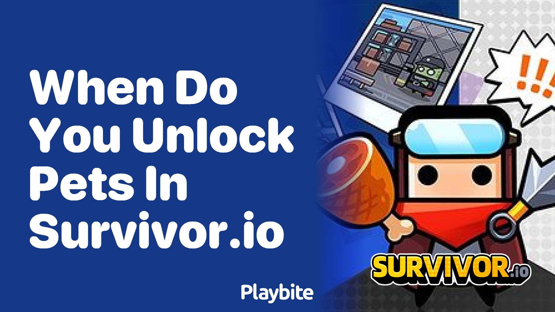 Unlocking Pets in Survivor.io: When Can You Expect Your Furry Friends?