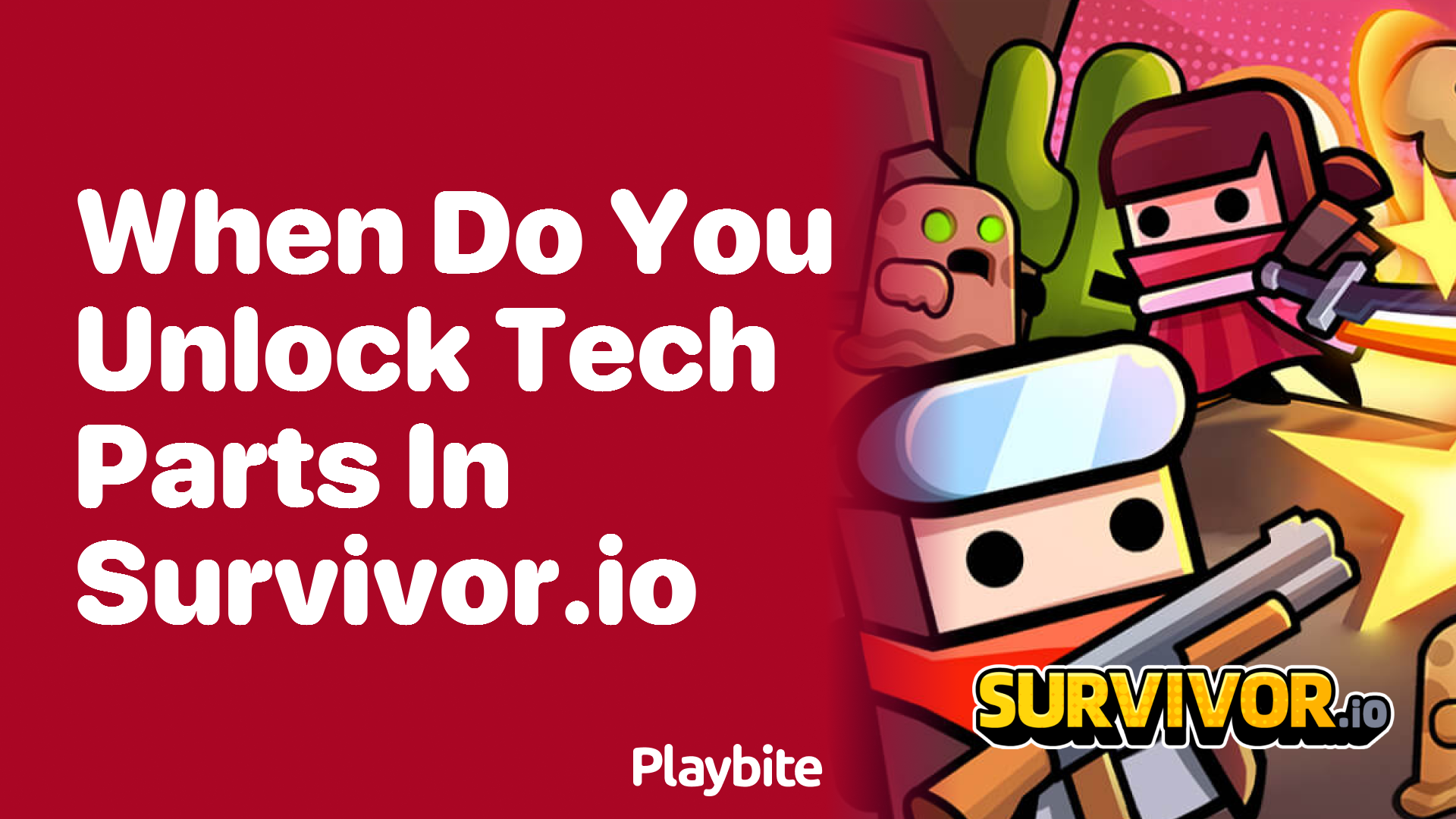 Unlocking Tech Parts in Survivor.io: When and How?