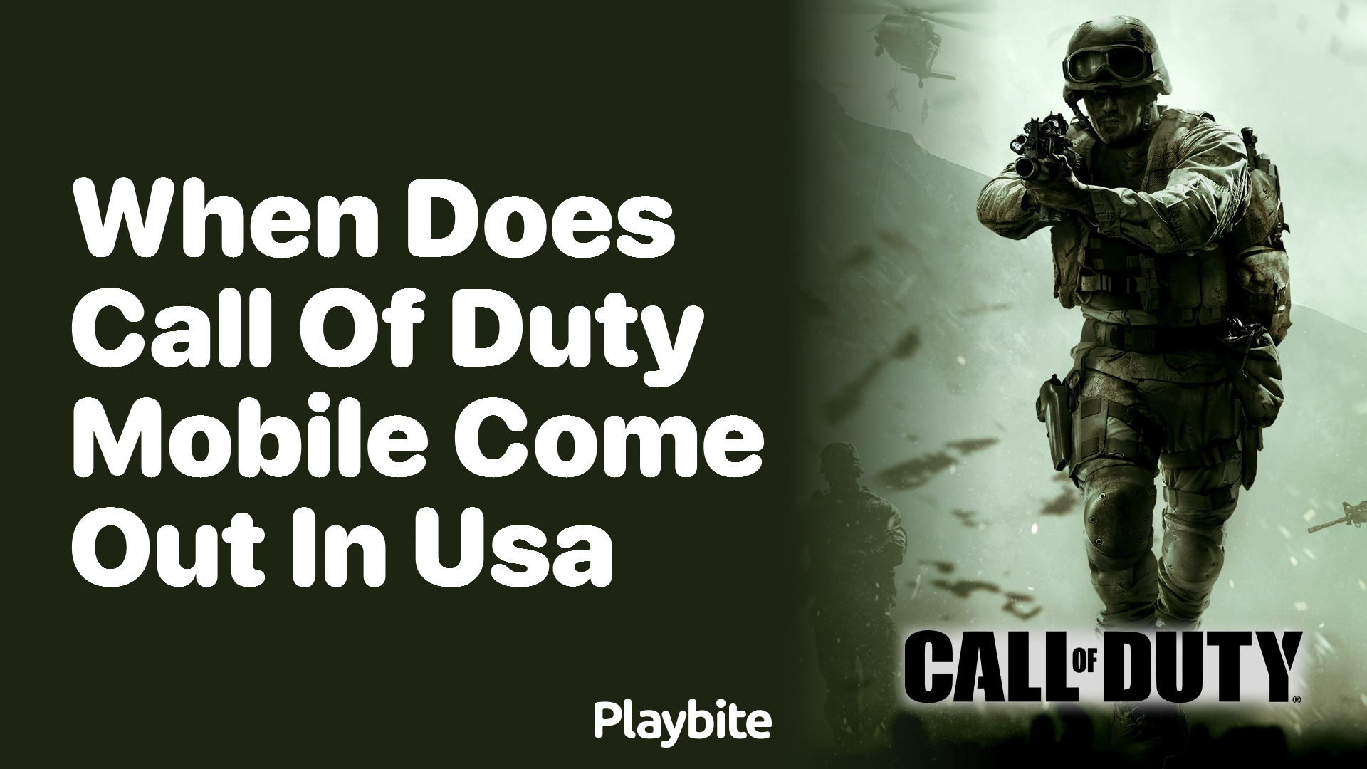 When Does Call of Duty Mobile Come out in the USA?