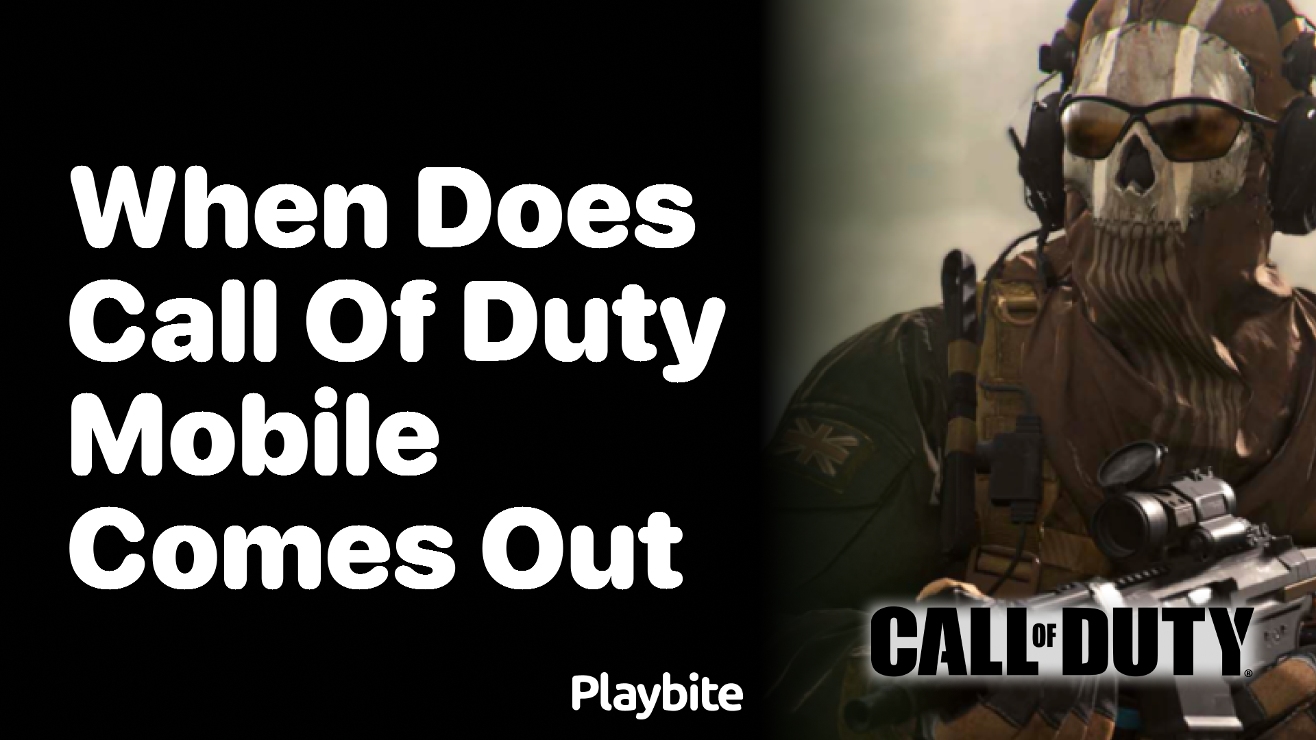 When Does Call of Duty Mobile Come Out?