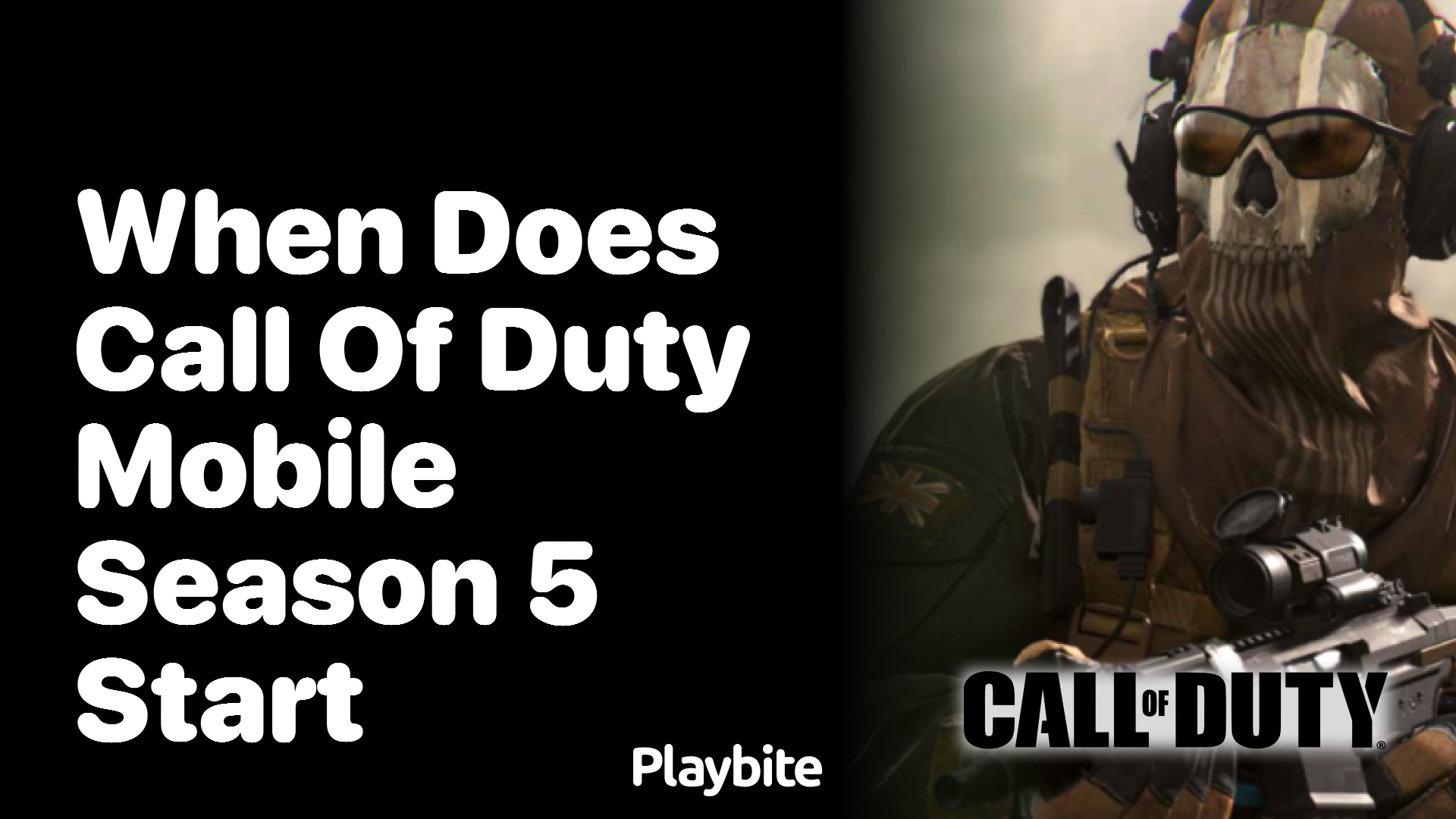 When Does Call of Duty Mobile Season 5 Start? Find Out Here!