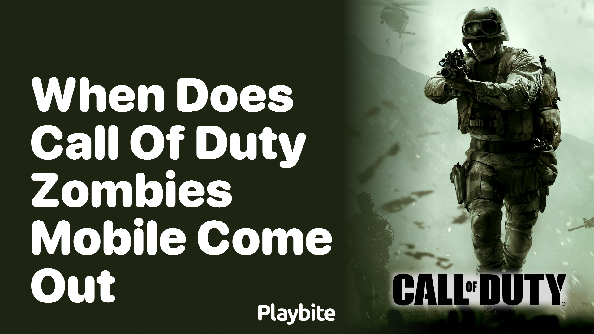 When Does Call of Duty Zombies Mobile Come Out?