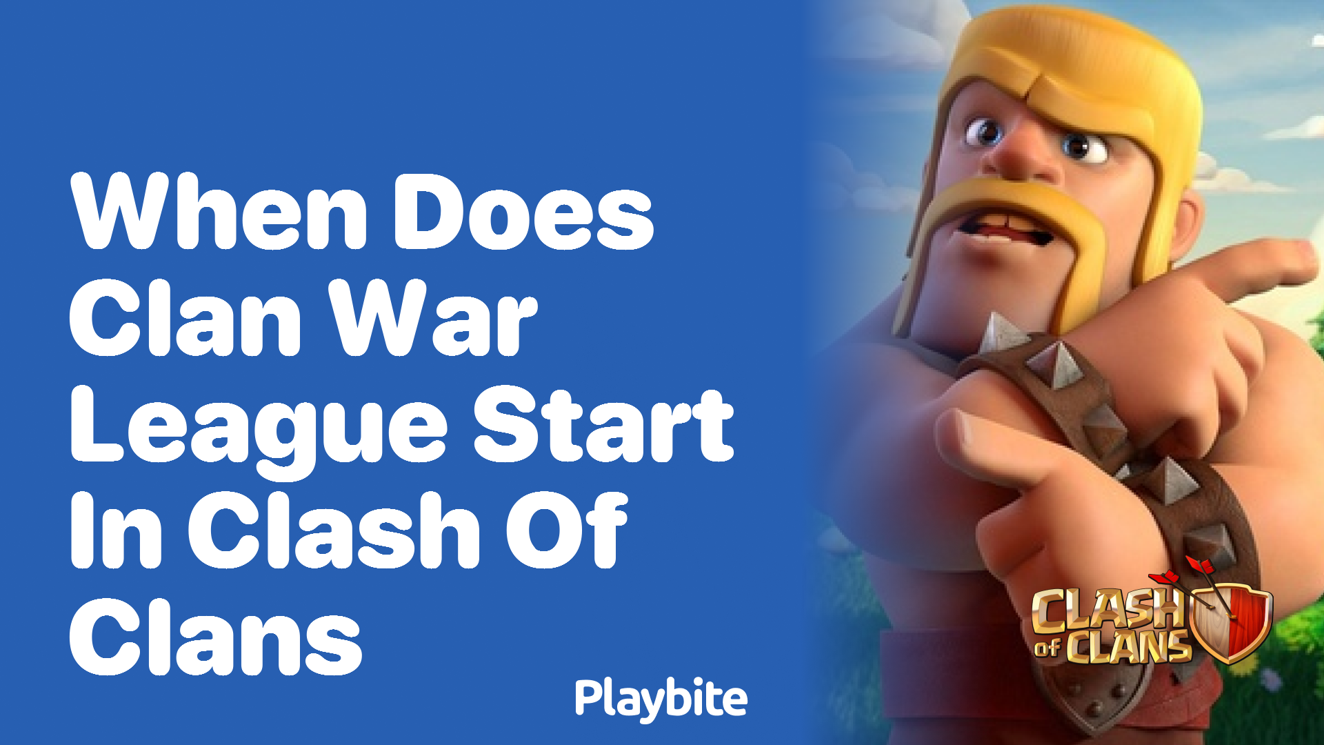 When Does Clan War League Start in Clash of Clans?