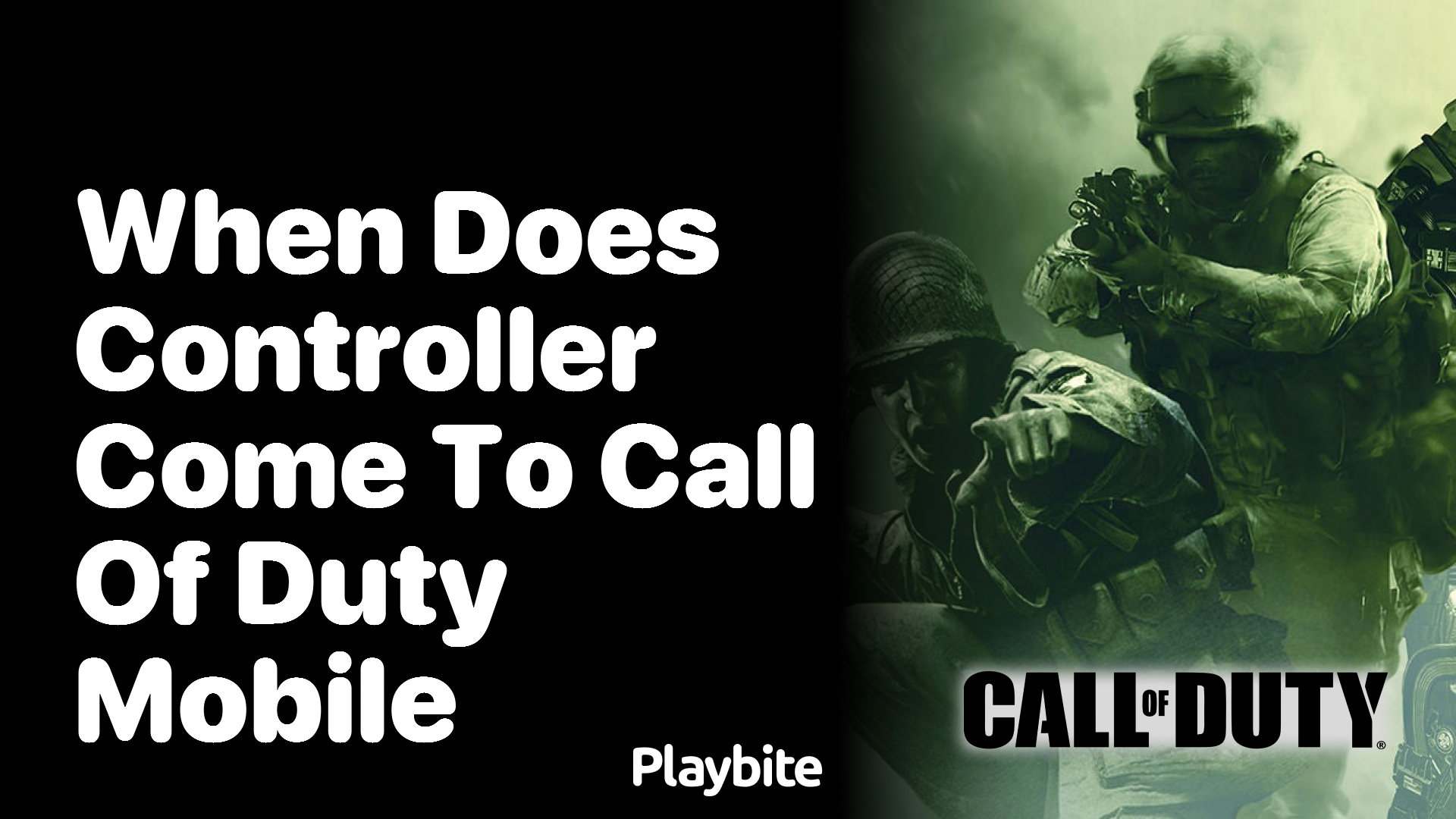 When Does Controller Support Come to Call of Duty Mobile?