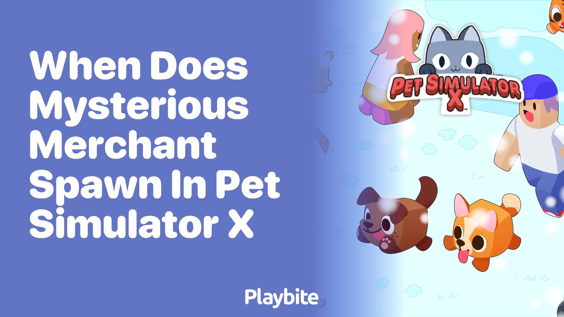 When does the Mysterious Merchant Spawn in Pet Simulator X?