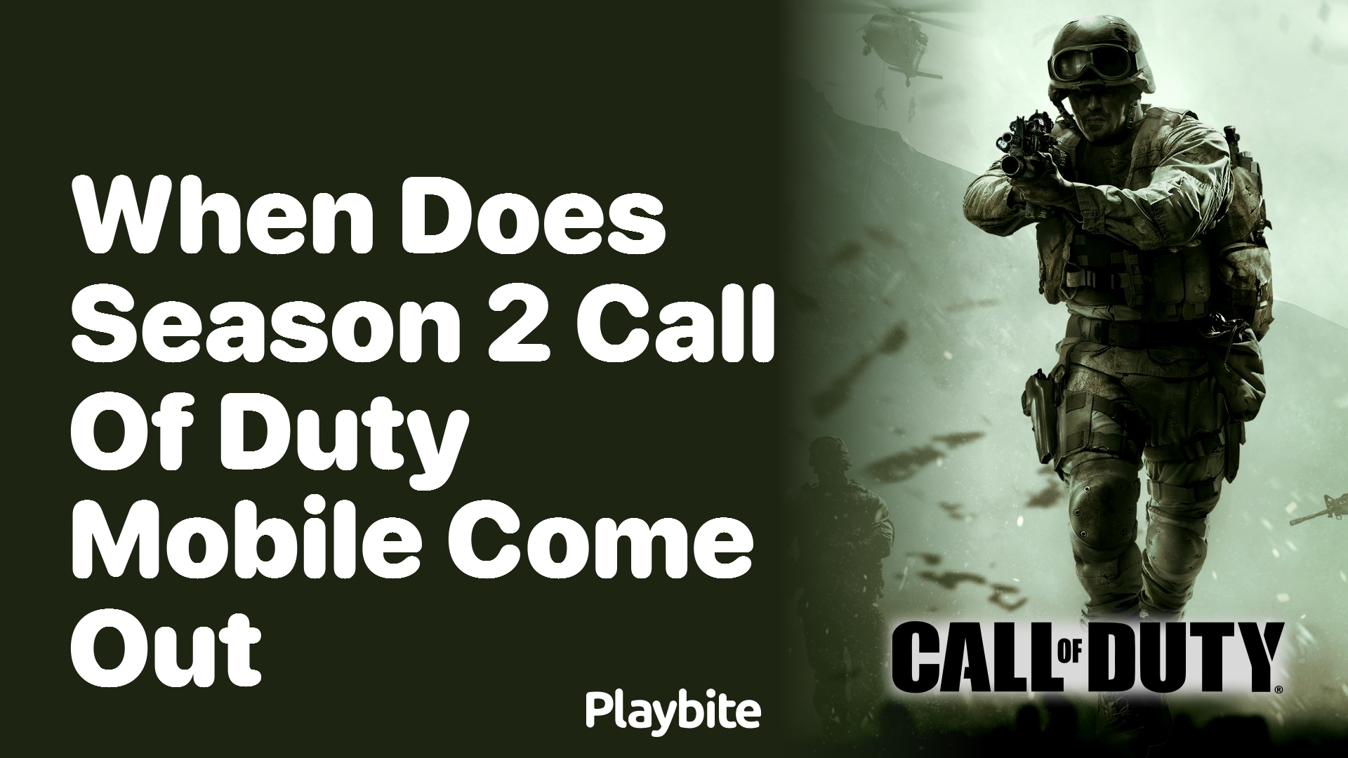 When Does Season 2 of Call of Duty Mobile Release?