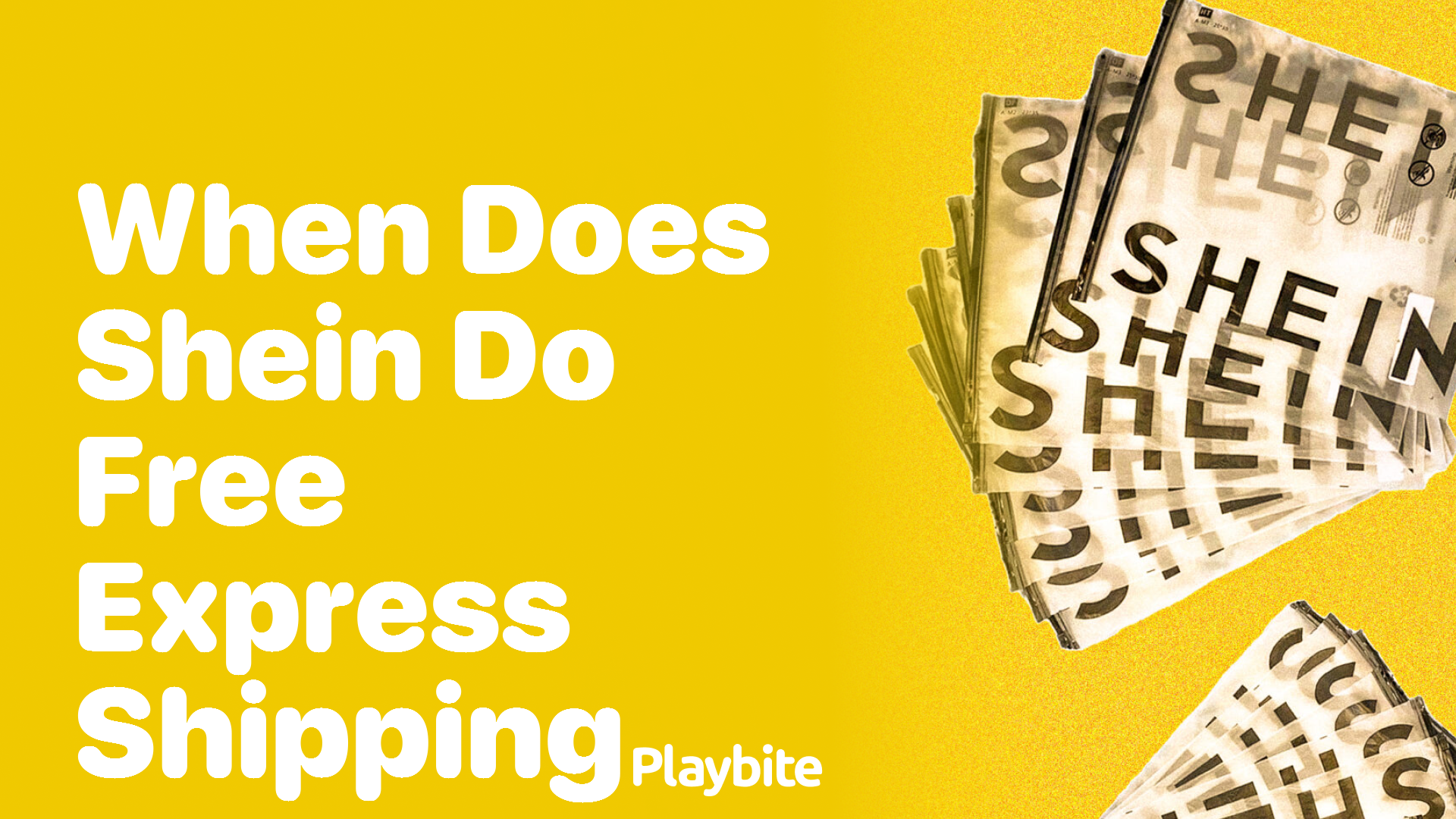 When Does SHEIN Offer Free Express Shipping?