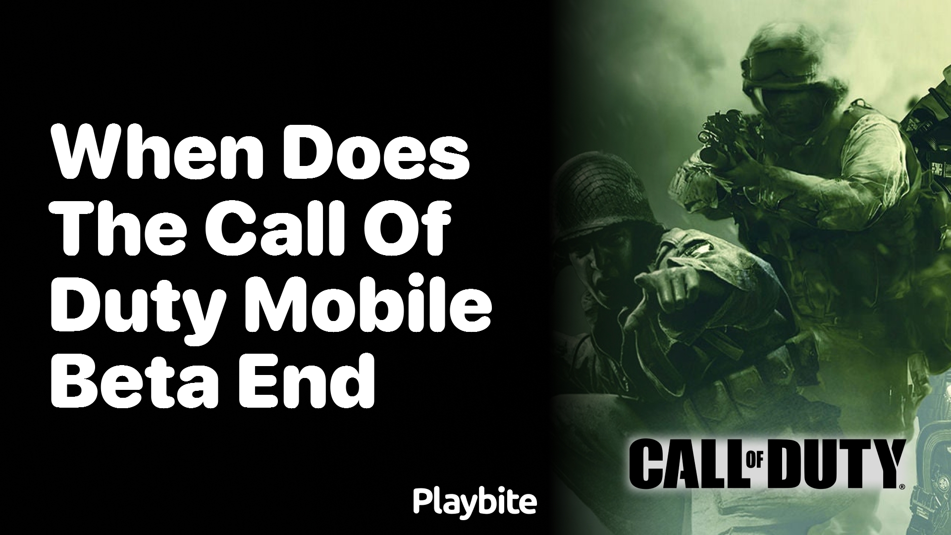 When Does the Call of Duty Mobile Beta End?