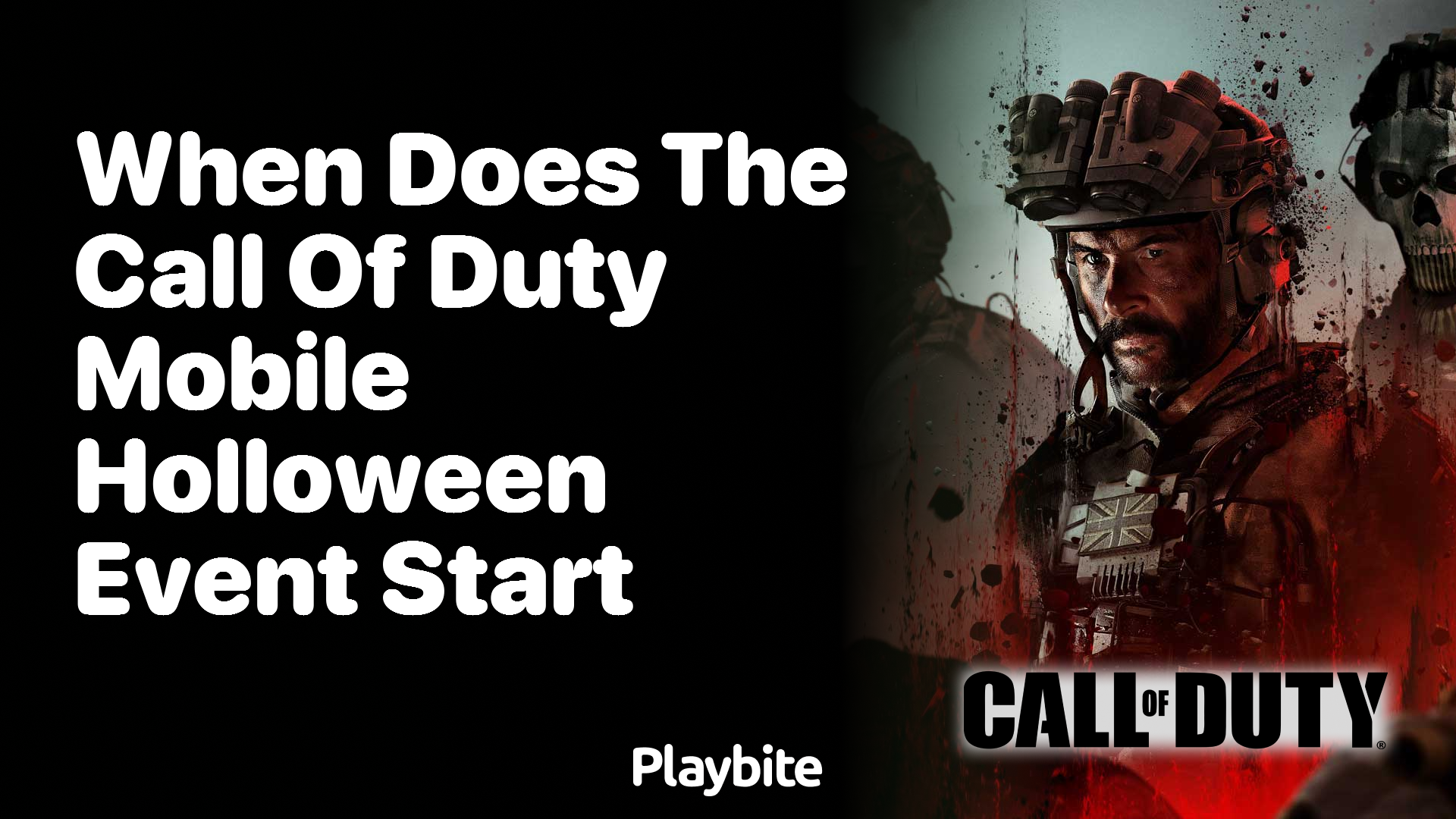 When Does the Call of Duty Mobile Halloween Event Start?