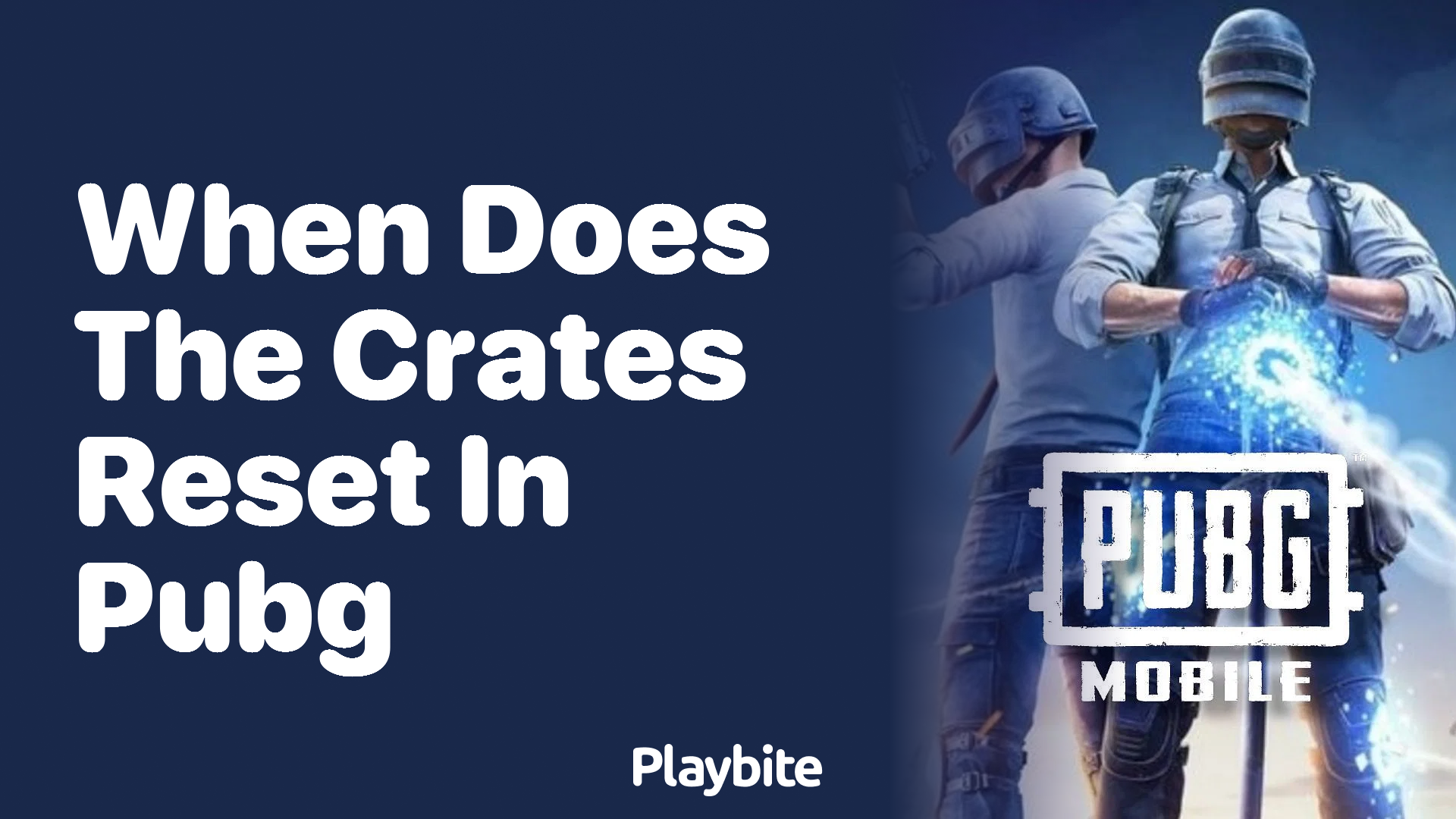 When Do the Crates Reset in PUBG Mobile?