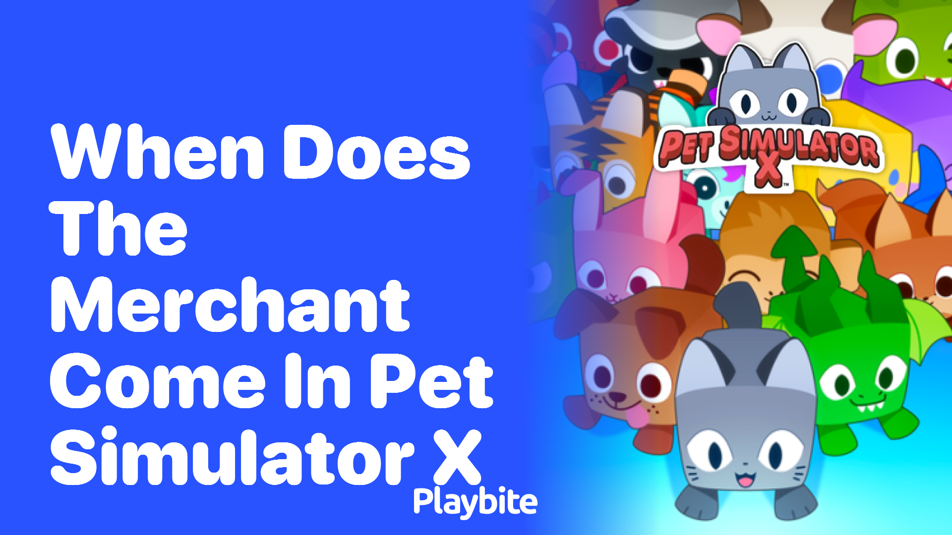 When Does the Merchant Arrive in Pet Simulator X?