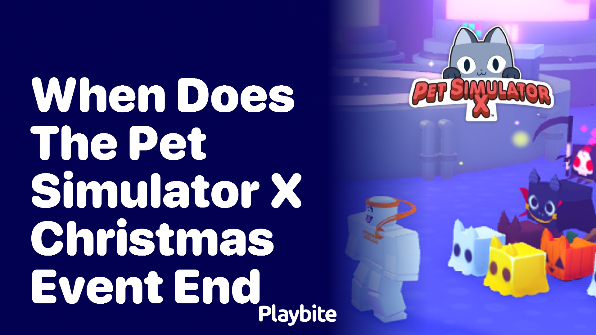 When does the Pet Simulator X Christmas Event End?