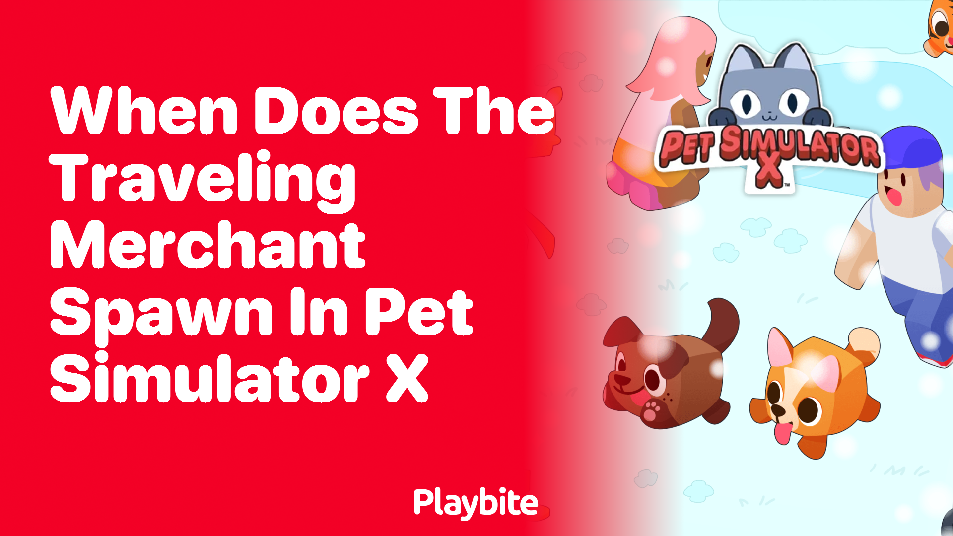 When does the Traveling Merchant Spawn in Pet Simulator X?