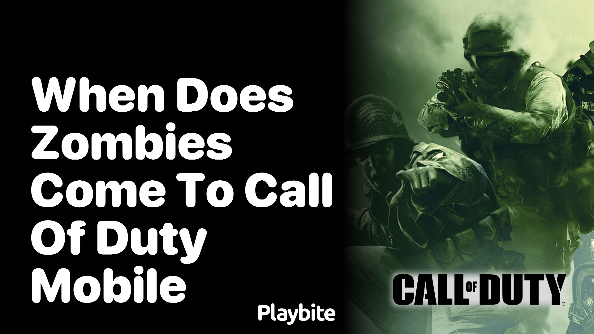 When Does Zombies Come to Call of Duty Mobile?