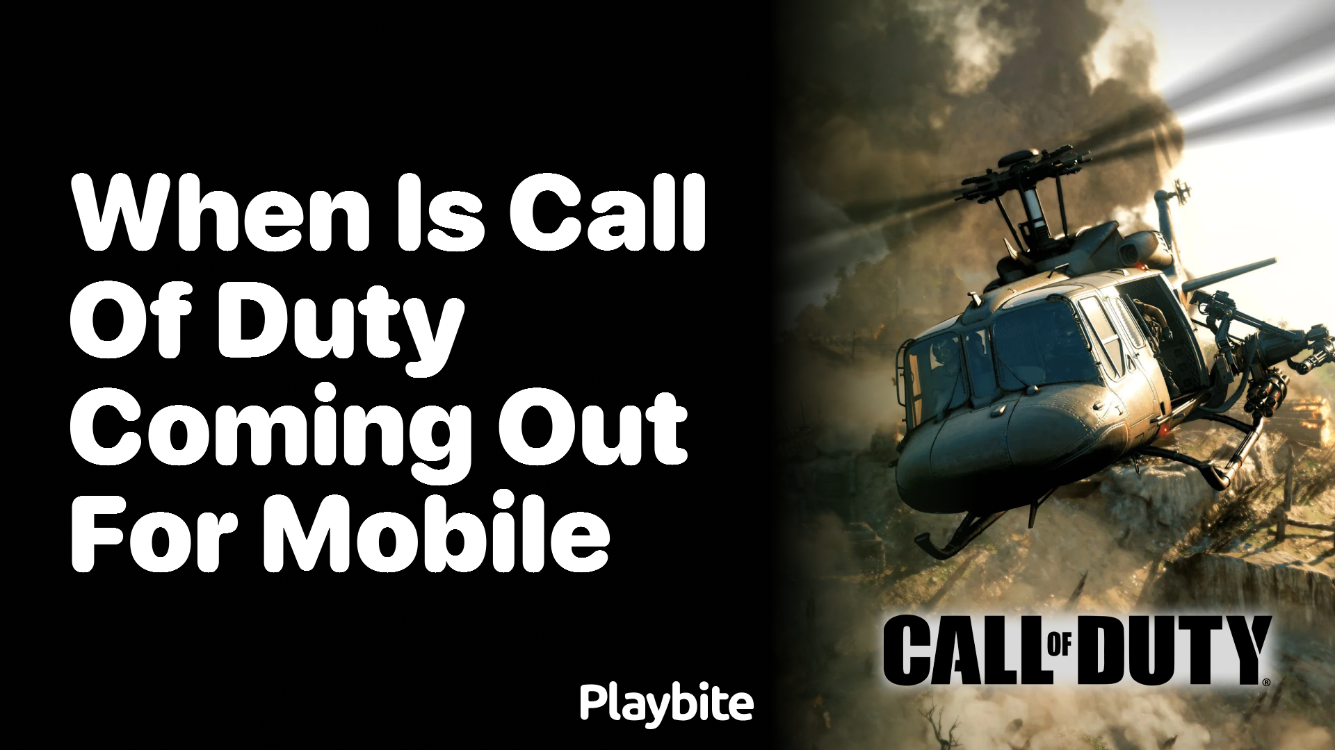 When Is Call of Duty Coming Out for Mobile?