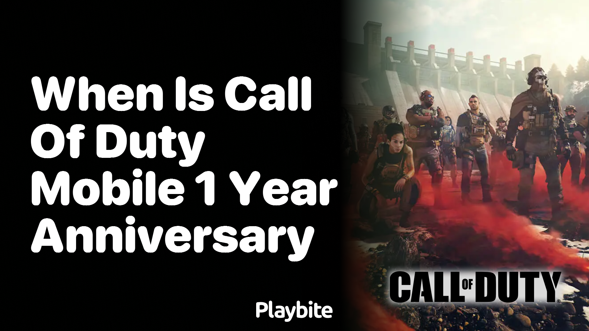 When is Call of Duty Mobile&#8217;s 1-Year Anniversary?