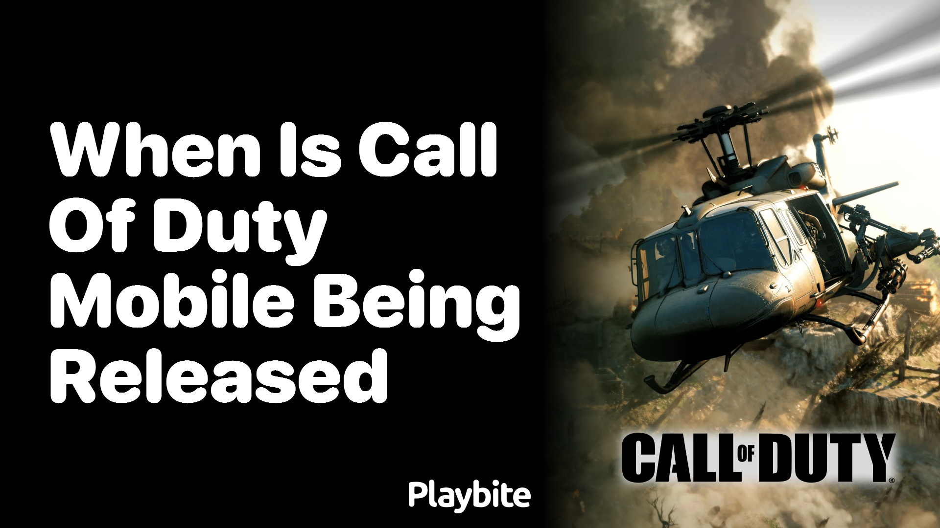 When Is Call of Duty Mobile Being Released?