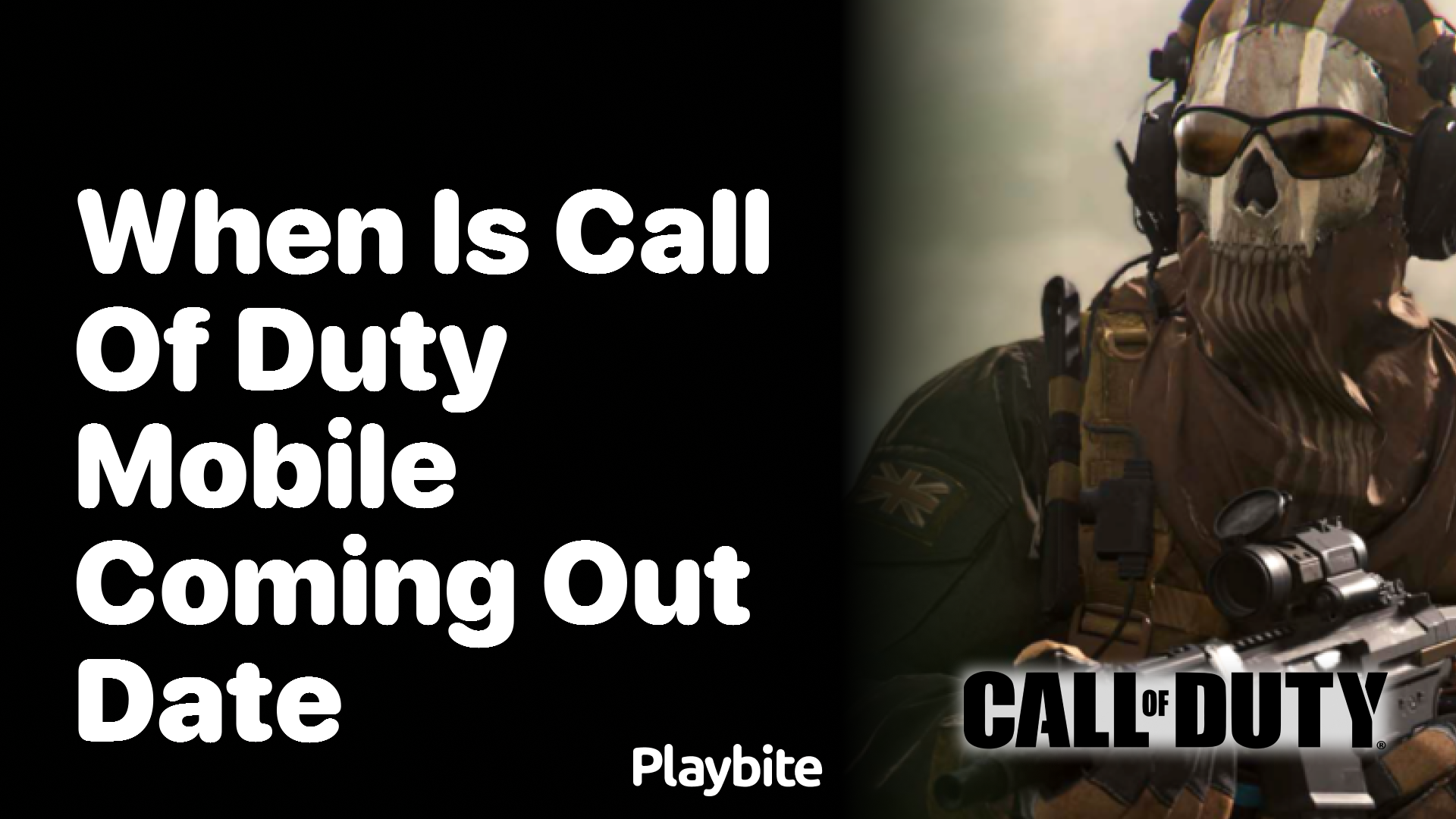 When is Call of Duty Mobile&#8217;s Release Date?