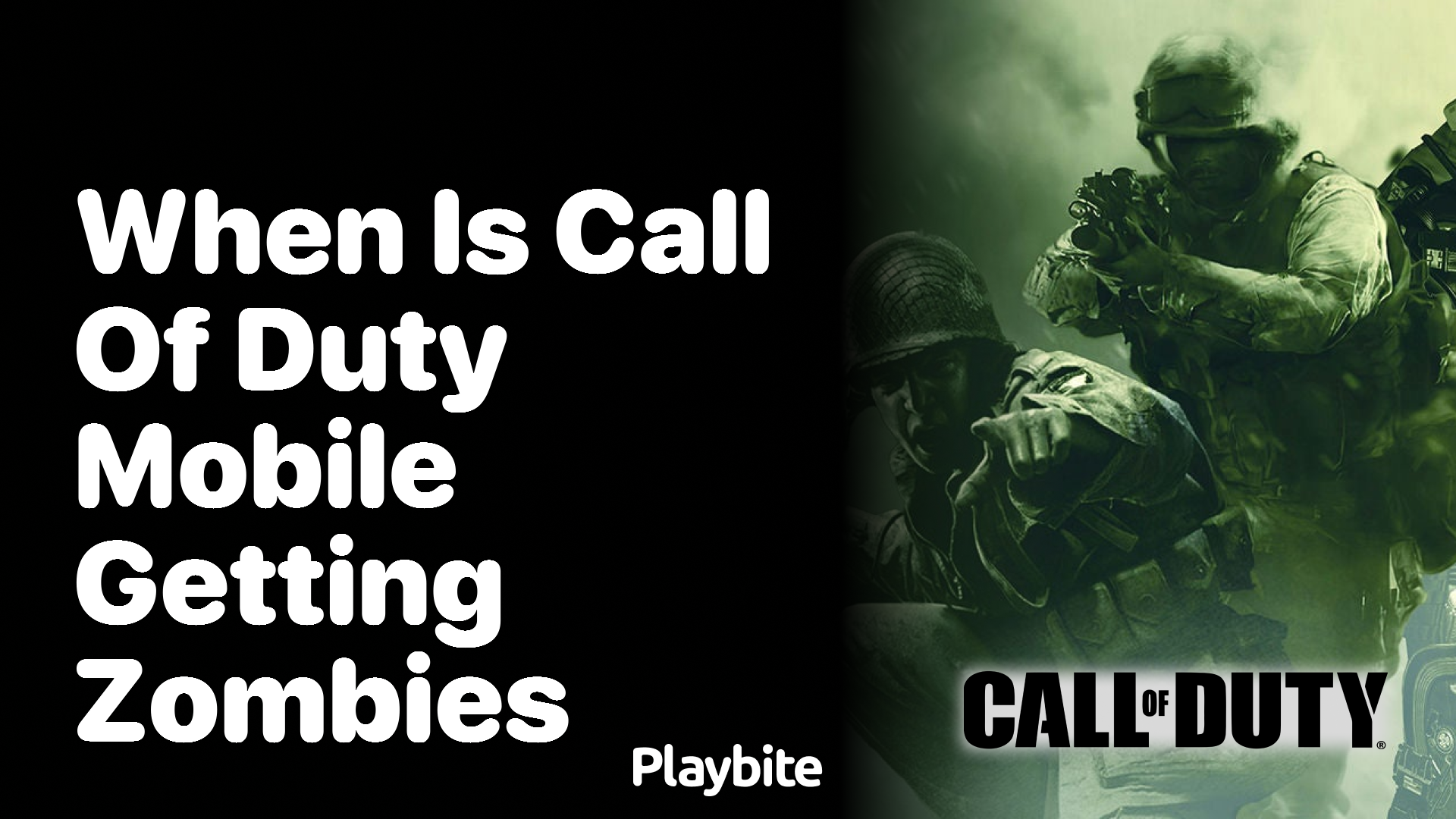 When is Call of Duty Mobile Getting Zombies?