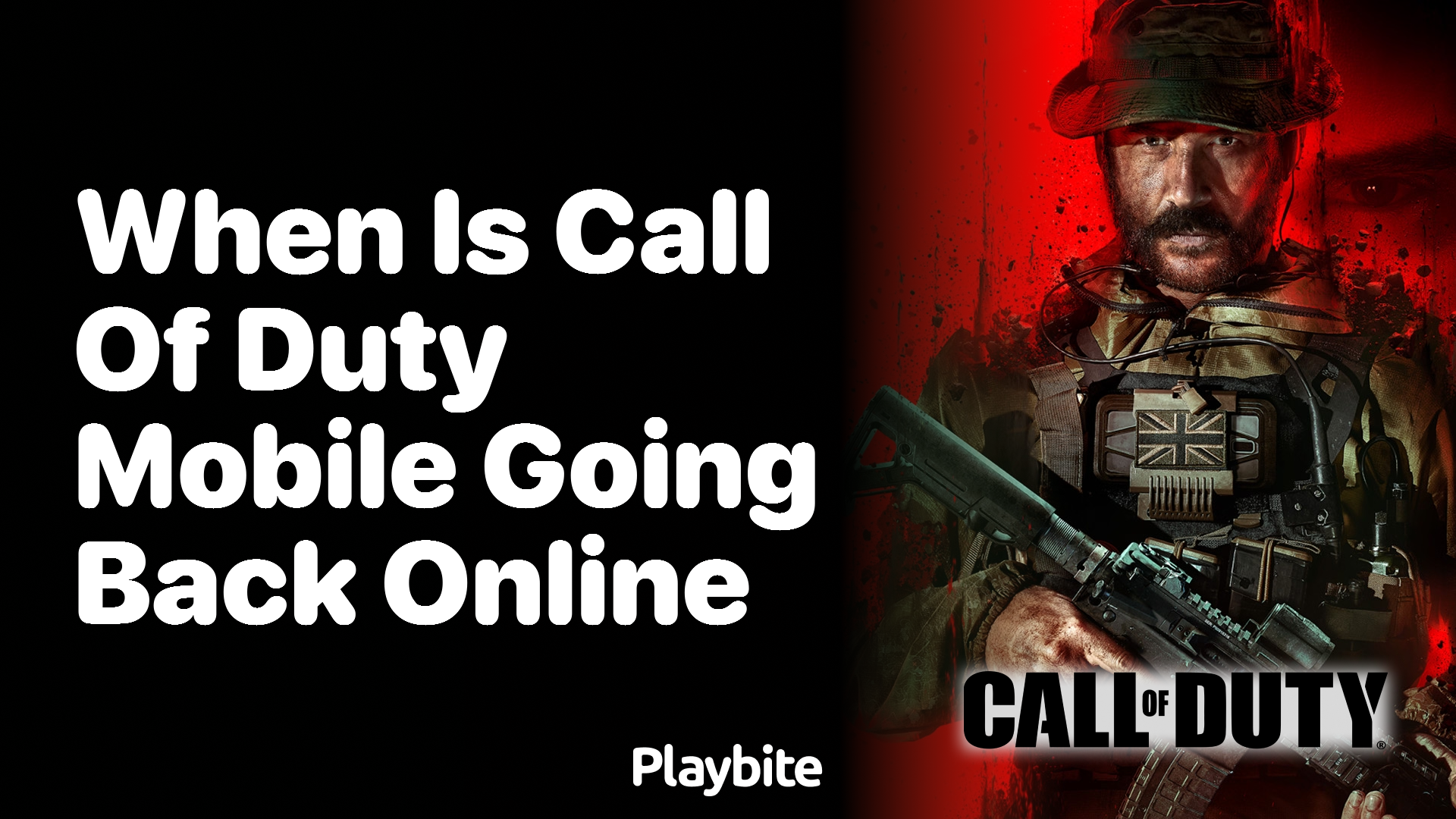 When Is Call of Duty Mobile Going Back Online?