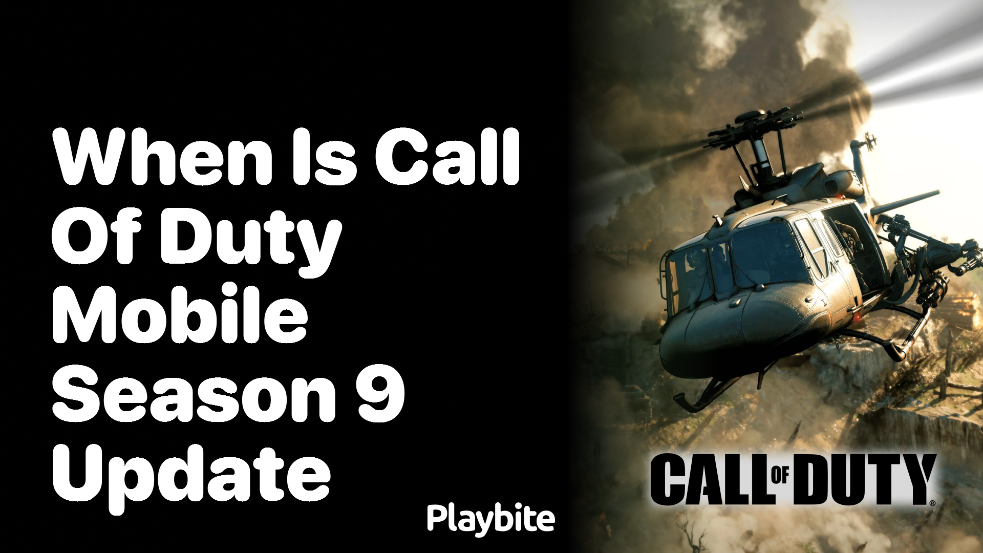 When Is Call of Duty Mobile Season 9 Update Coming?