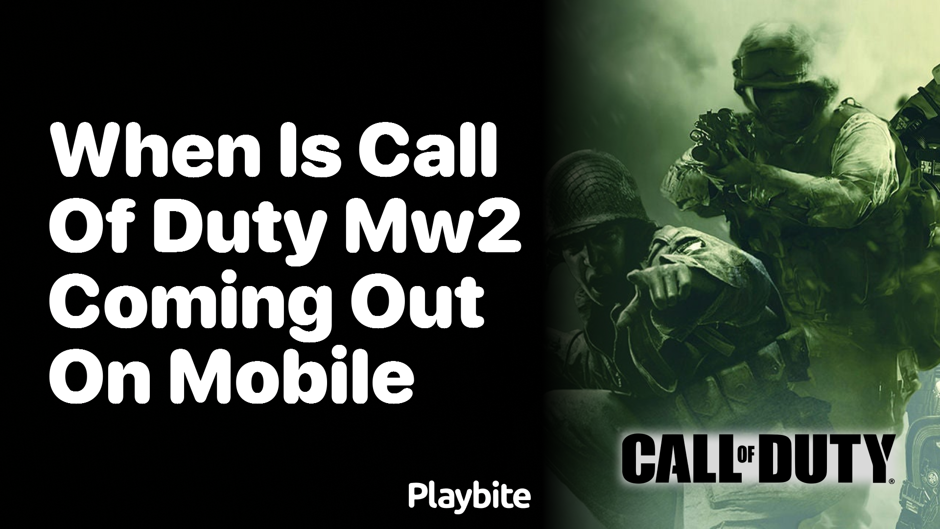 When Is Call of Duty MW2 Coming Out on Mobile?