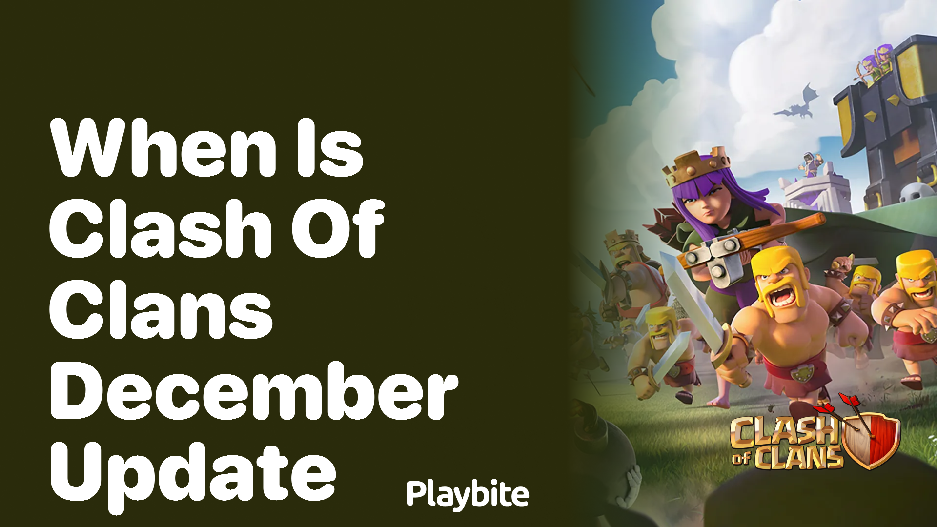 When is the Clash of Clans December Update?