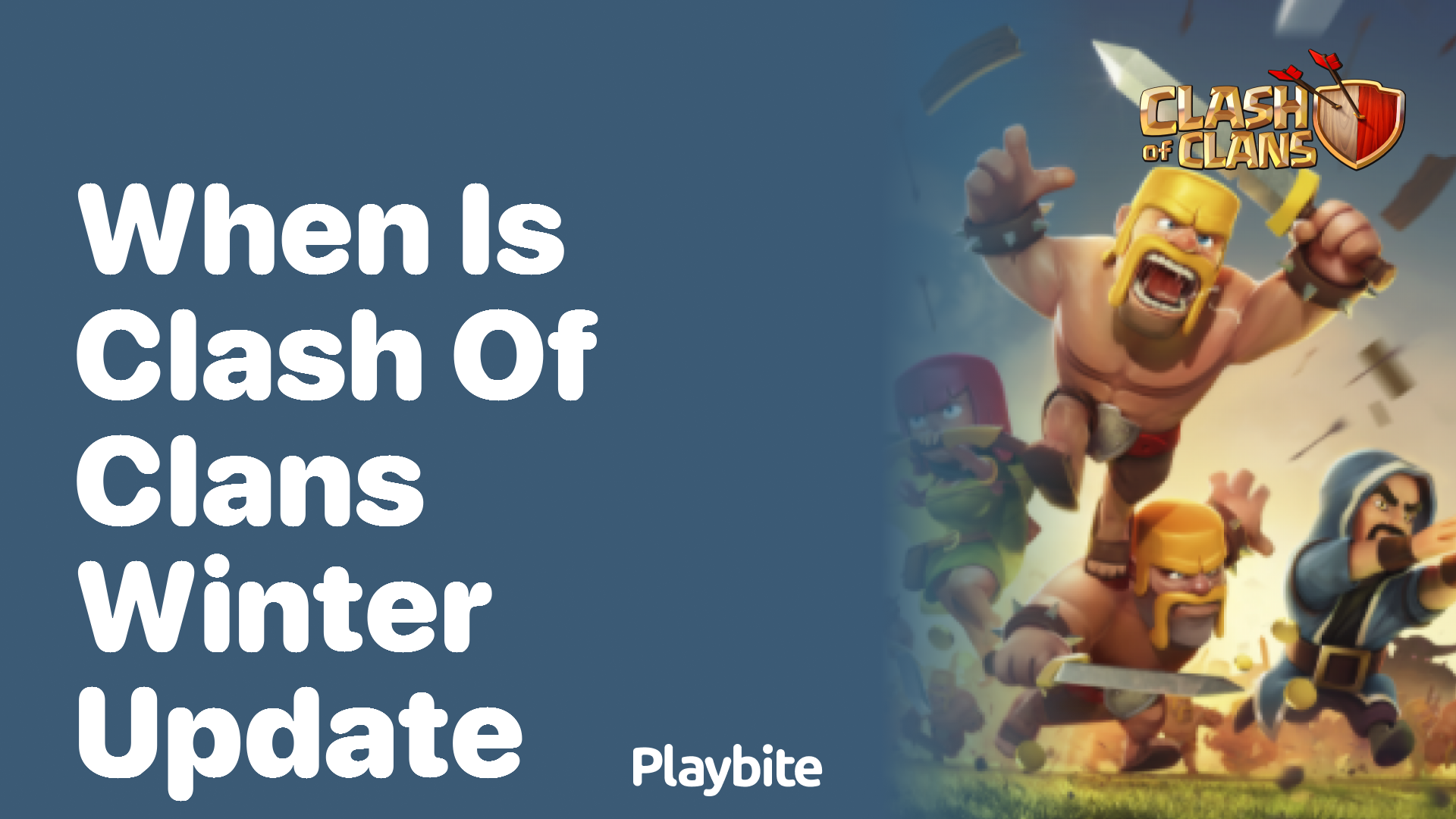 When is the Clash of Clans Winter Update?