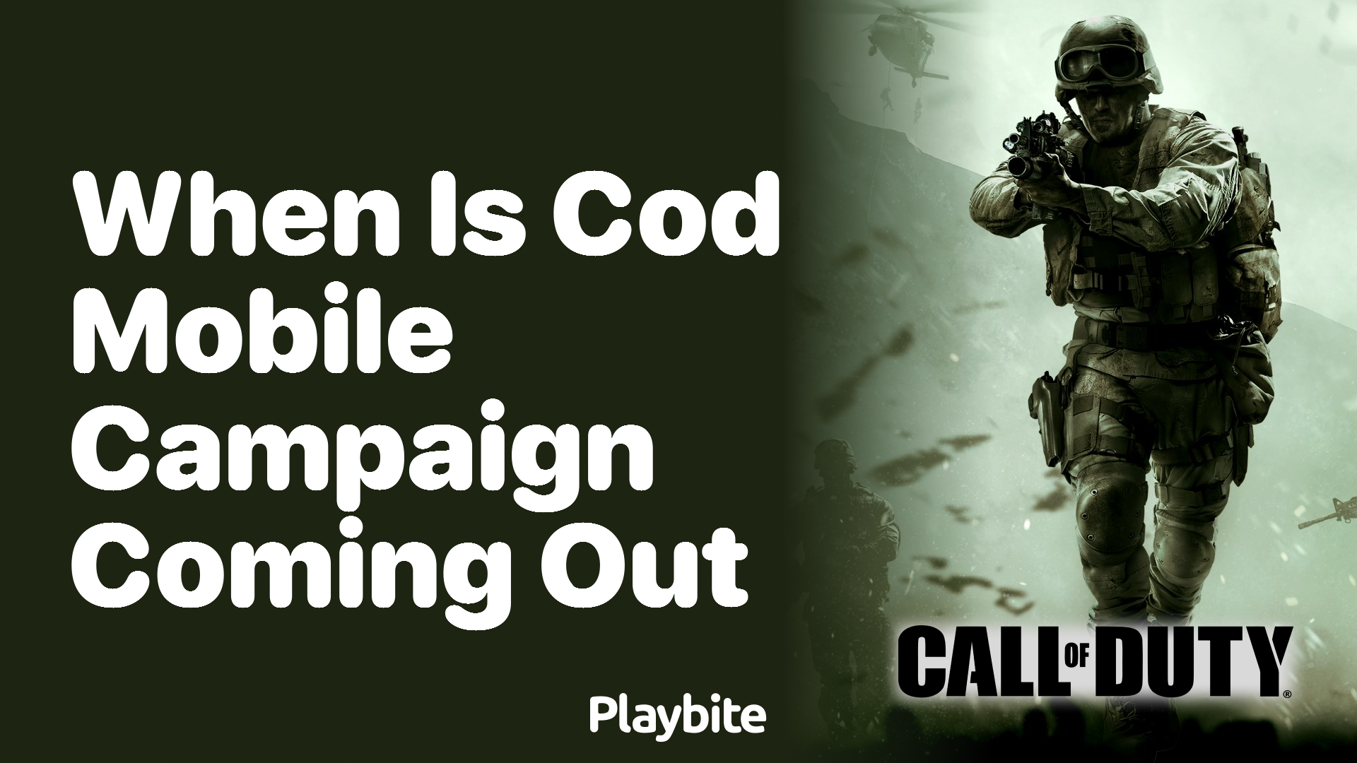 When is COD Mobile Campaign Coming Out?