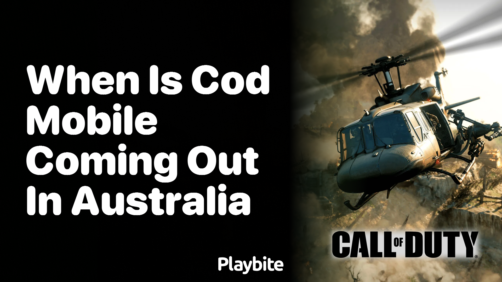 When is COD Mobile Launching in Australia?