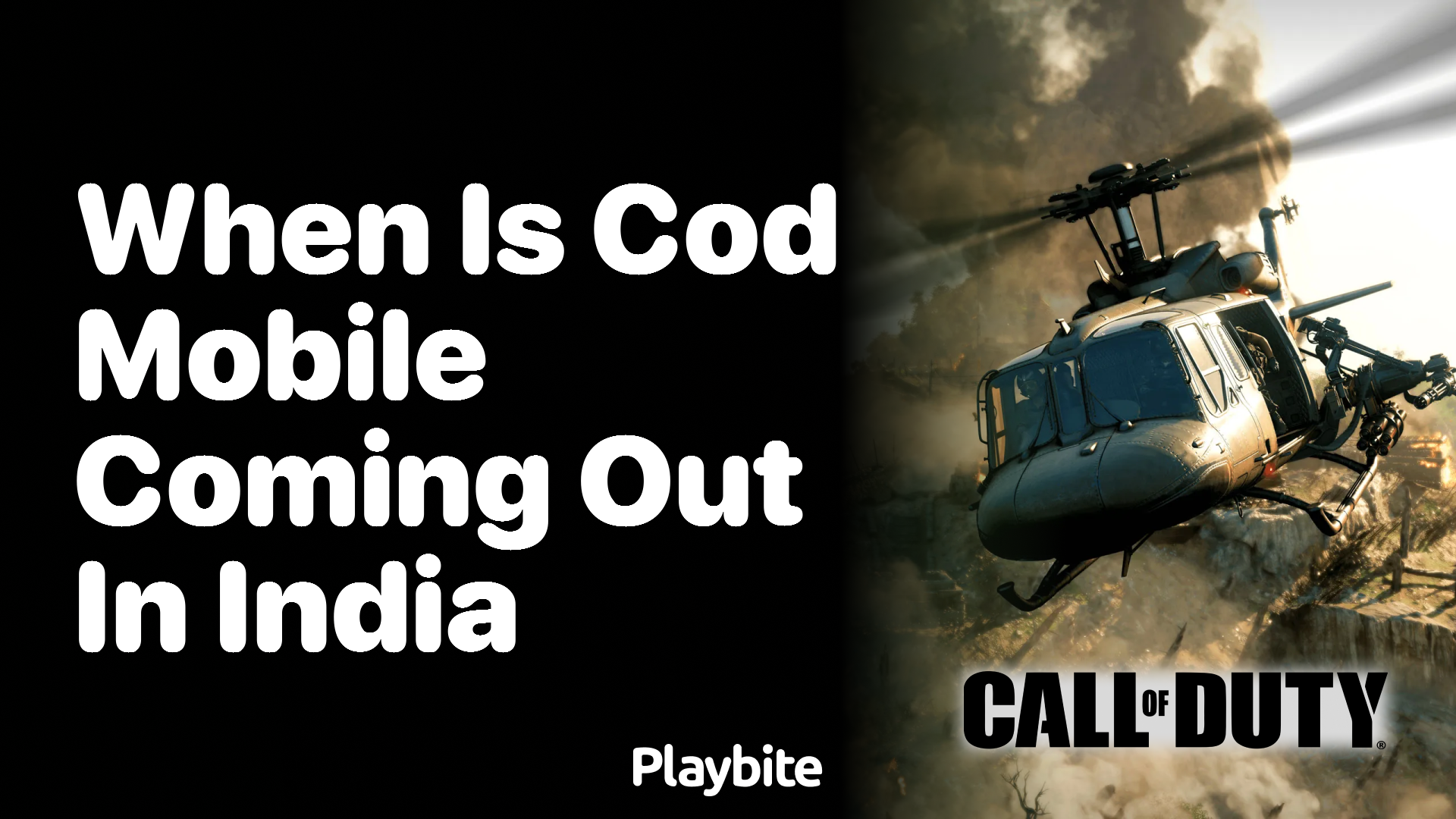 When is COD Mobile Coming Out in India?