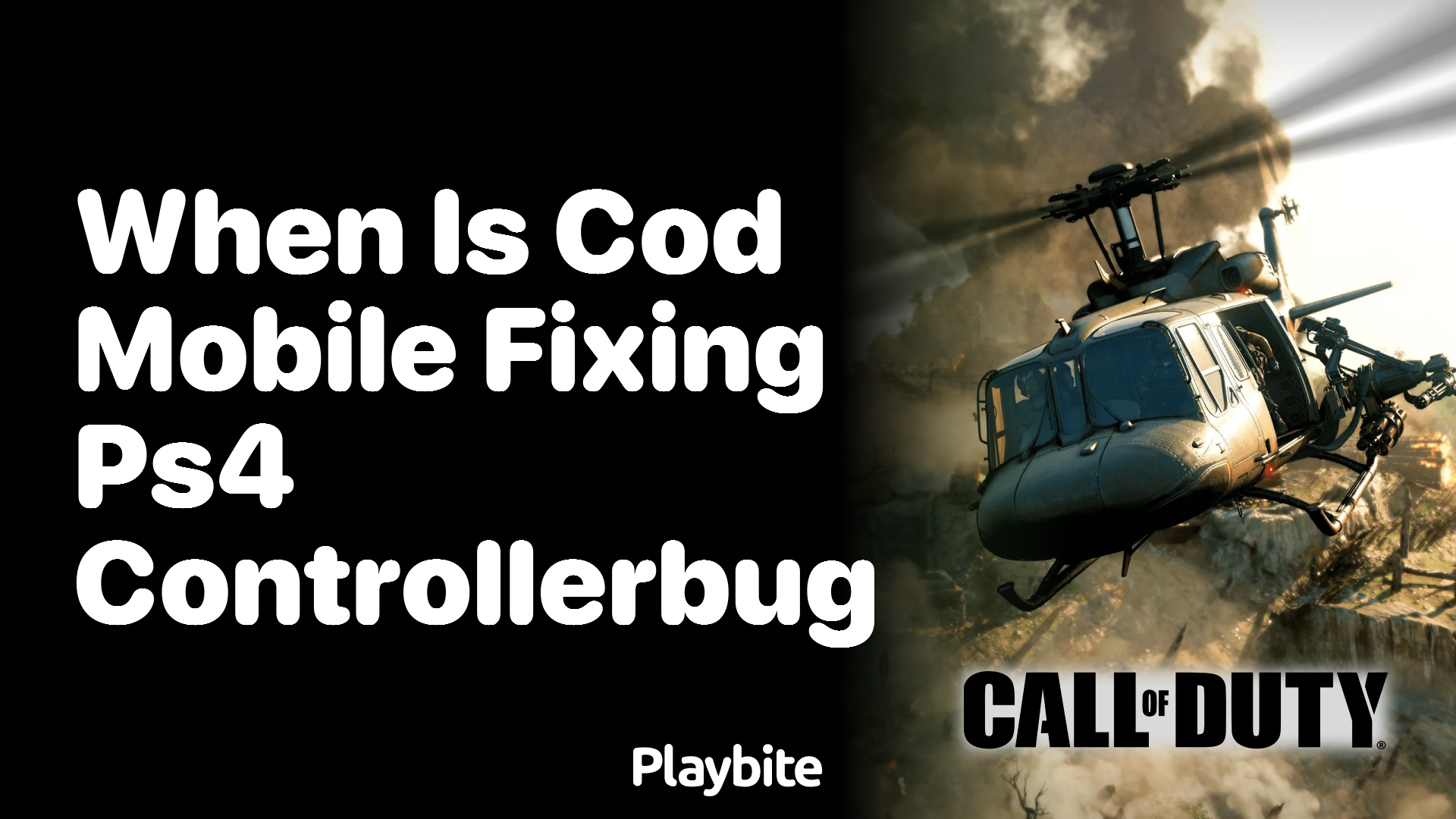 When is COD Mobile Fixing the PS4 Controller Bug?