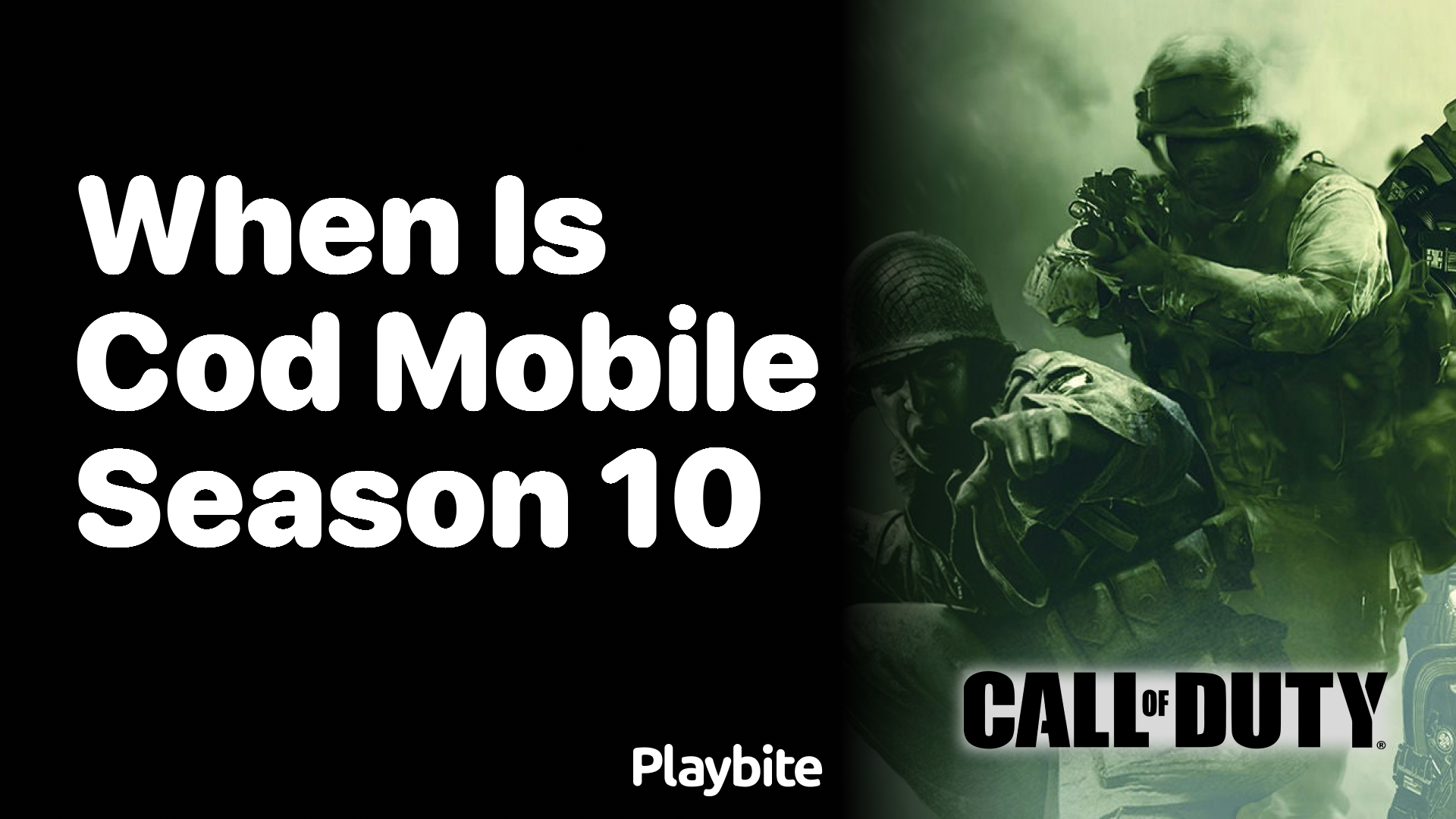 When Is COD Mobile Season 10 Starting?