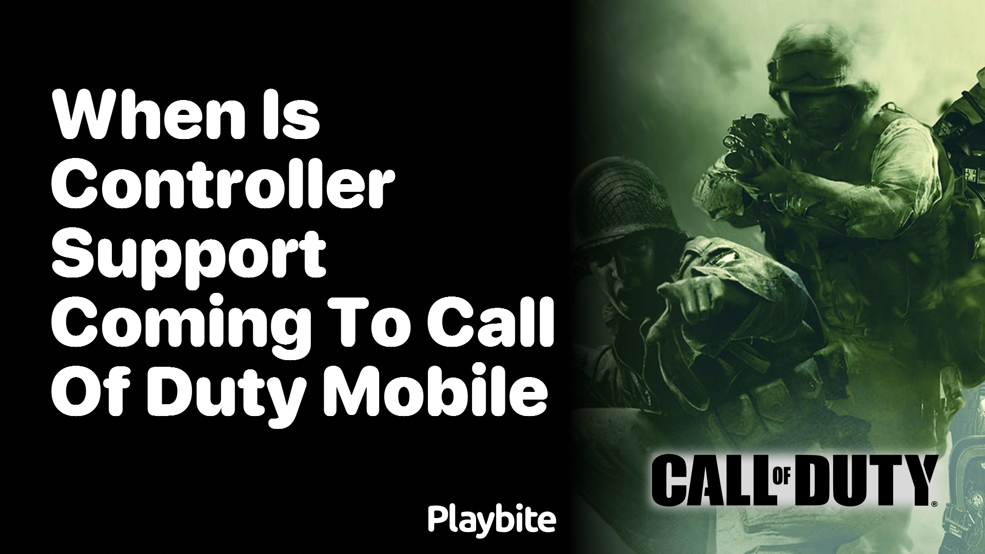 When Is Controller Support Coming to Call of Duty Mobile?