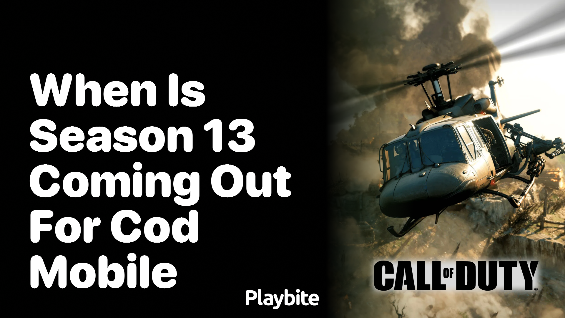 When Is Season 13 Coming Out for COD Mobile?