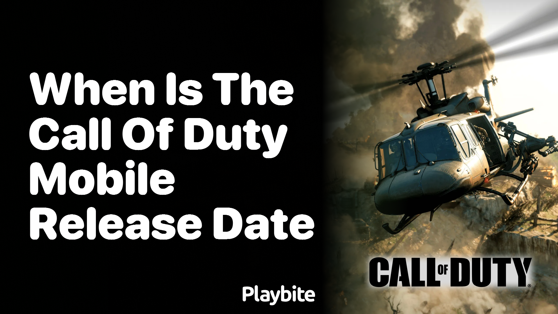 When is the Call of Duty Mobile Release Date?