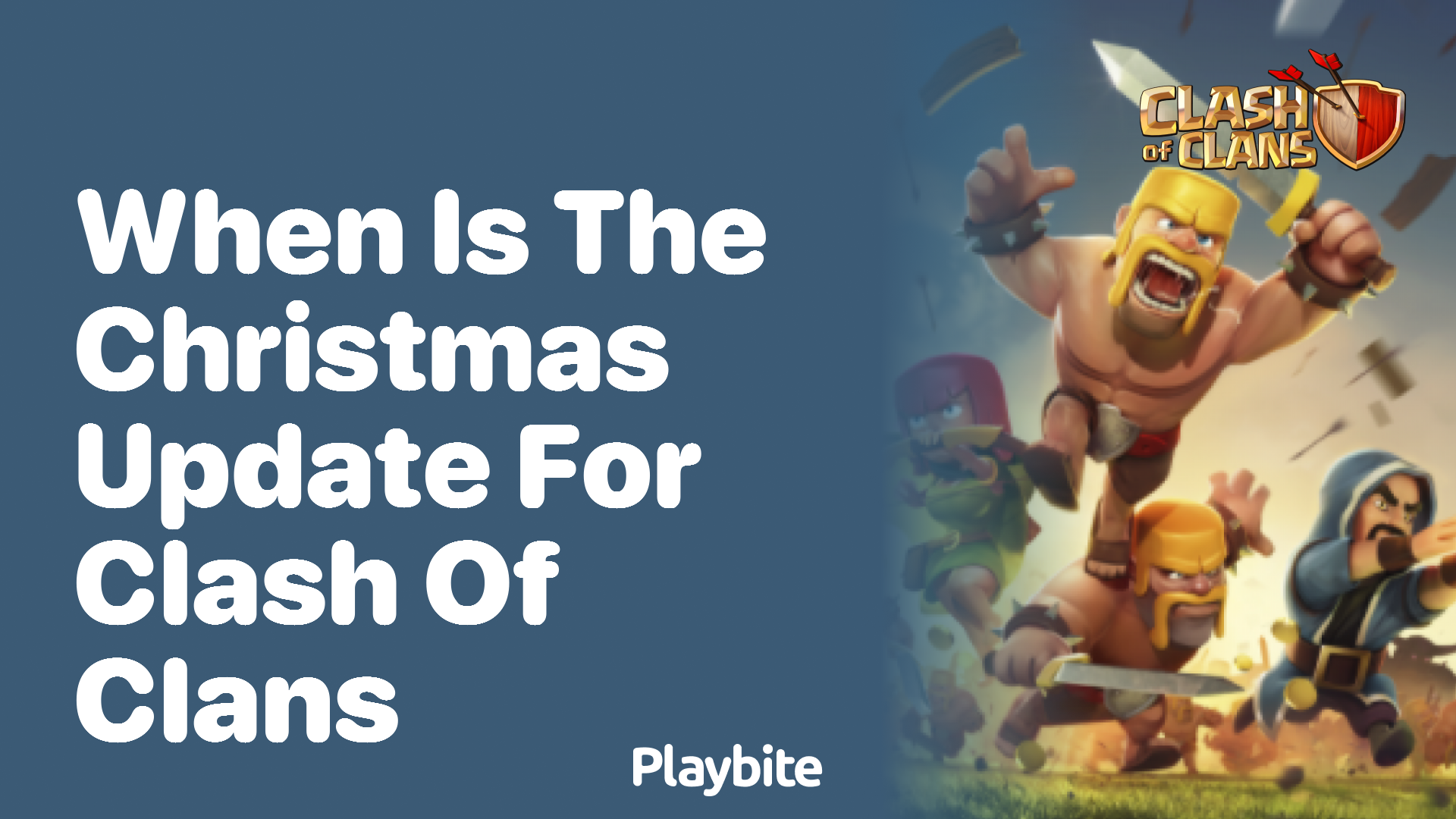 When is the Christmas Update for Clash of Clans?