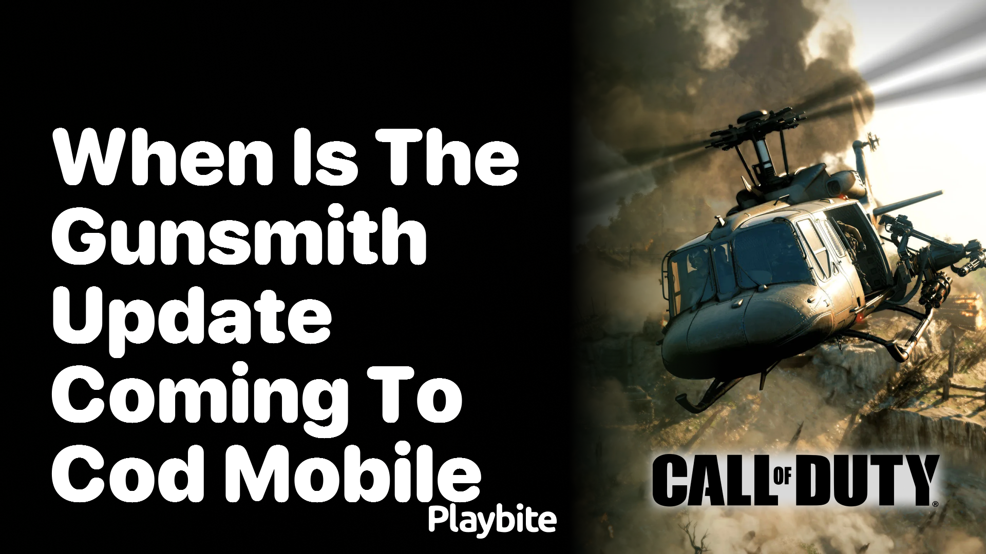 When Is the Gunsmith Update Coming to COD Mobile?