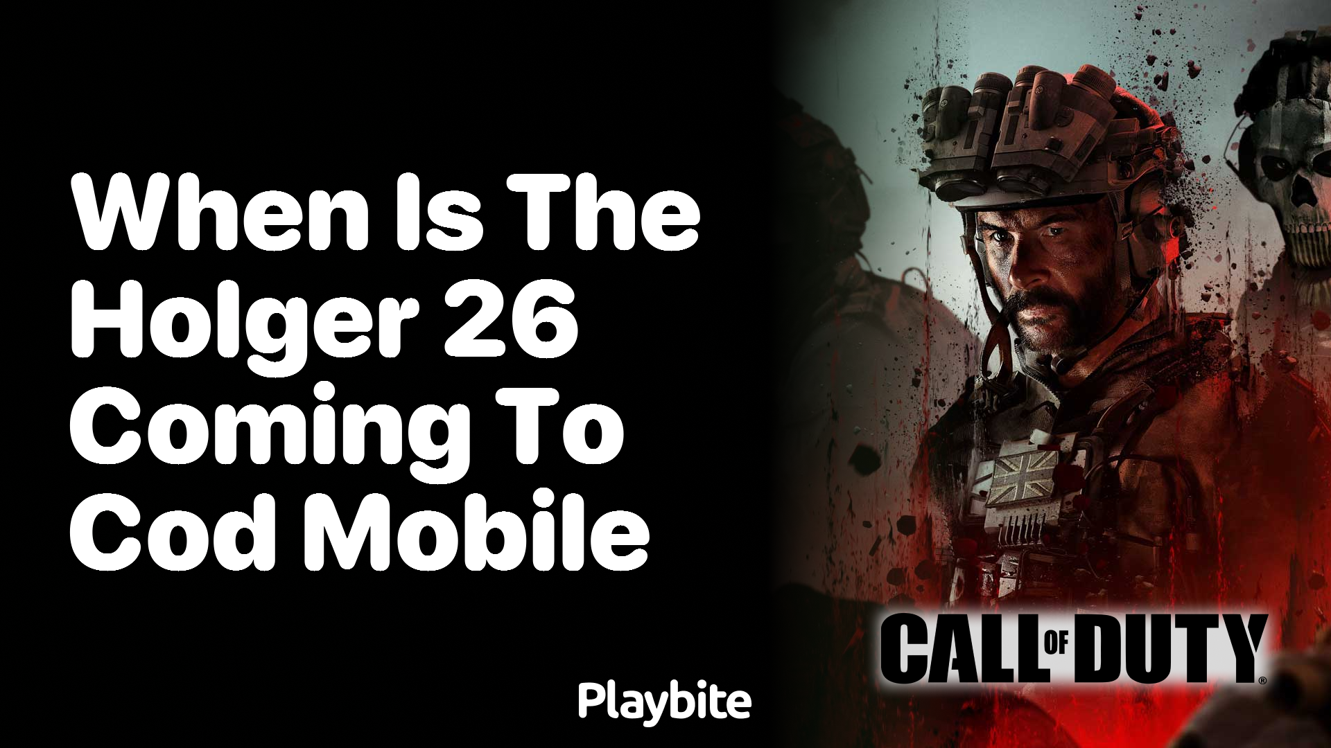 When Is the Holger 26 Coming to CoD Mobile?