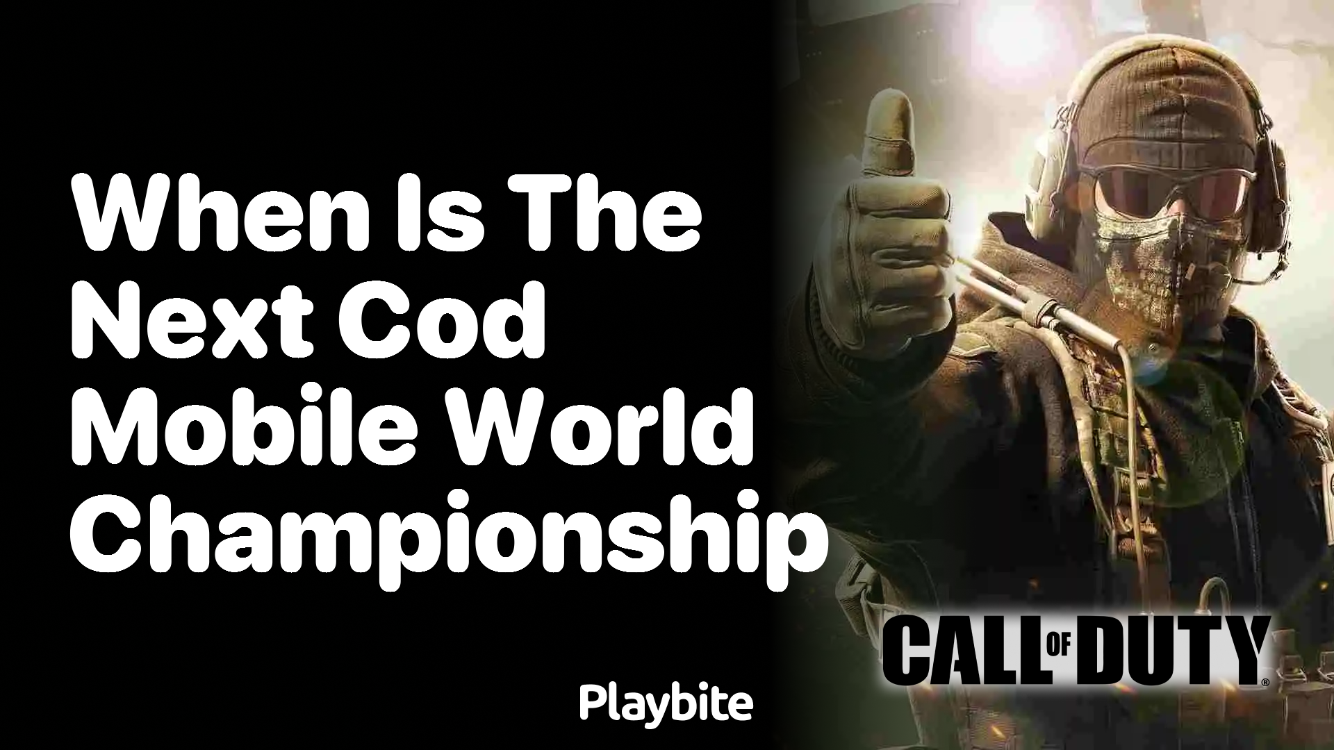 When Is the Next COD Mobile World Championship?