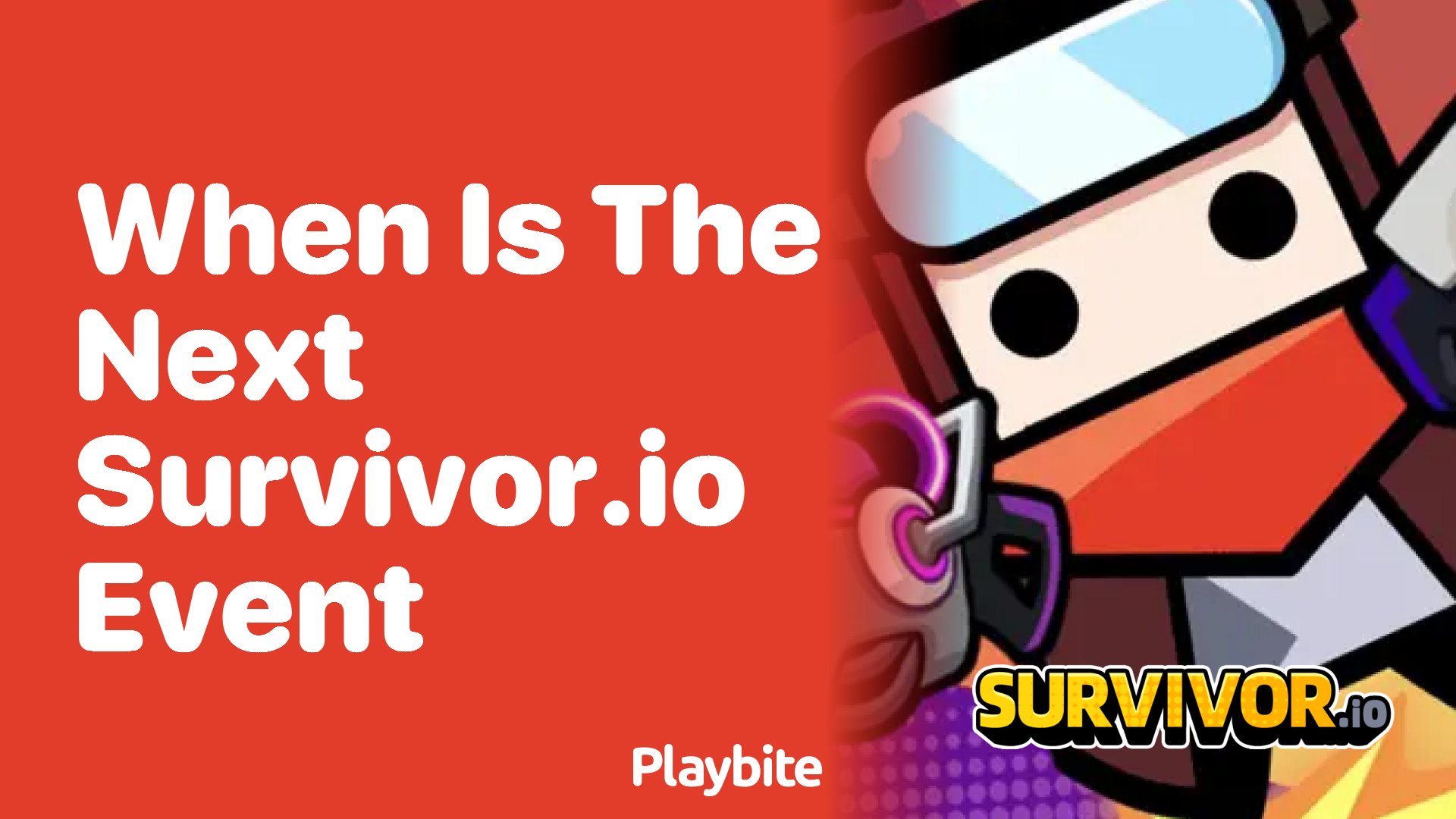 When Is the Next Survivor.io Event Happening?