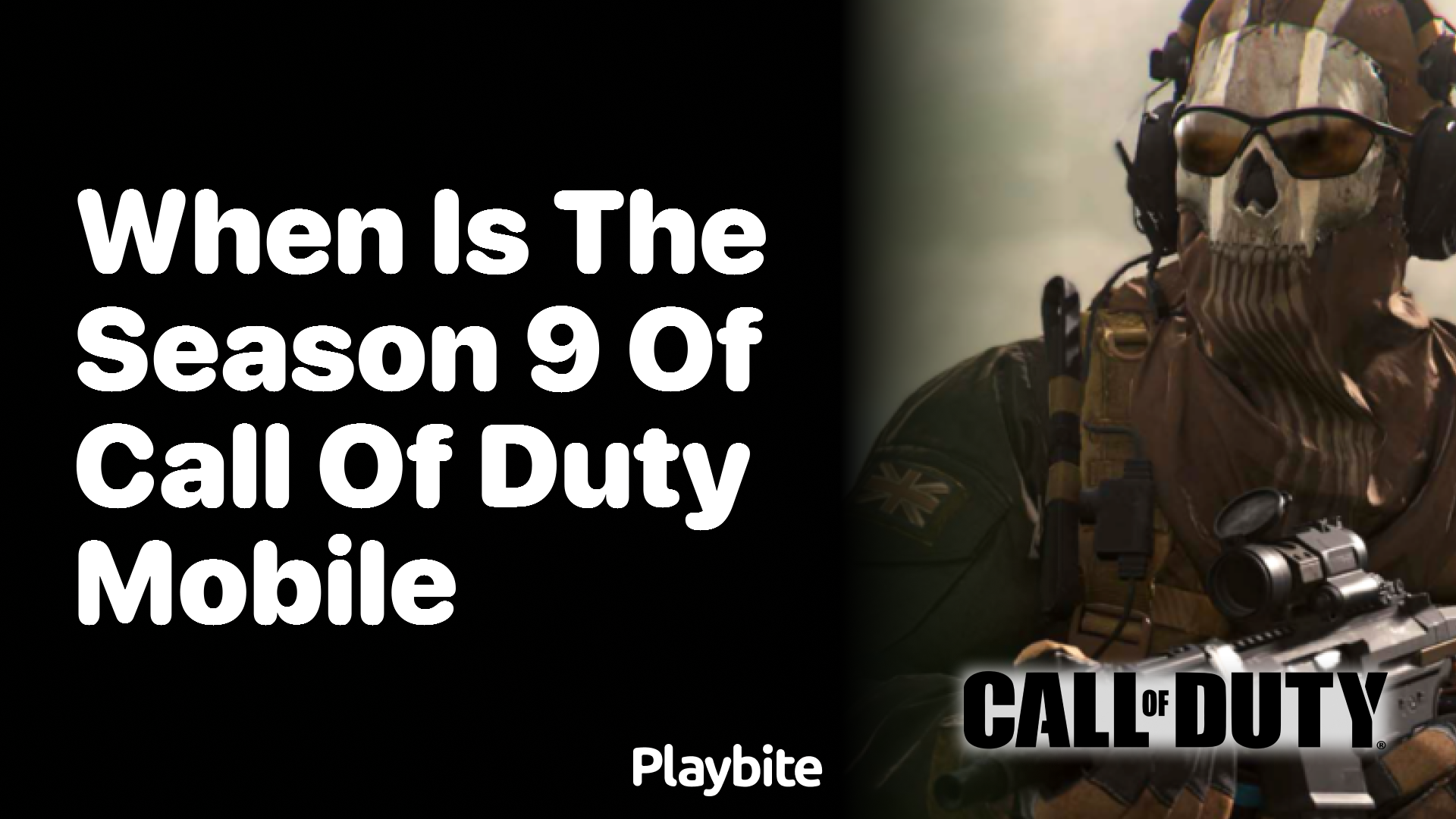 When Is Season 9 of Call of Duty Mobile Happening?