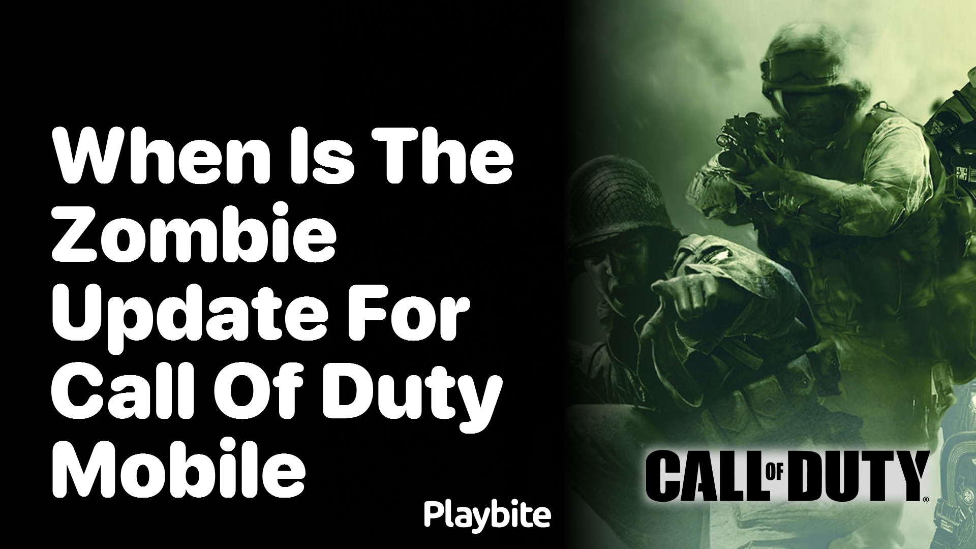 When Is the Zombie Update for Call of Duty Mobile Coming?