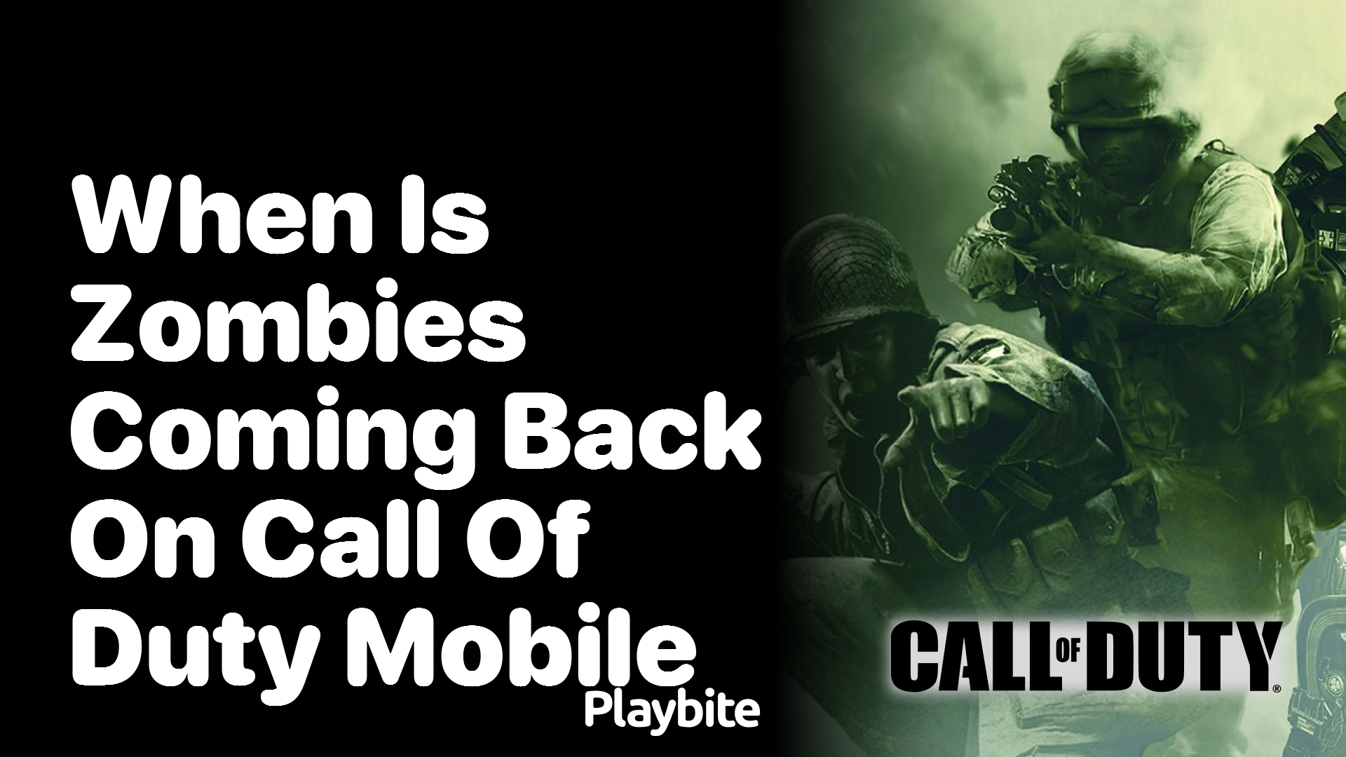 When Is Zombies Coming Back on Call of Duty Mobile?