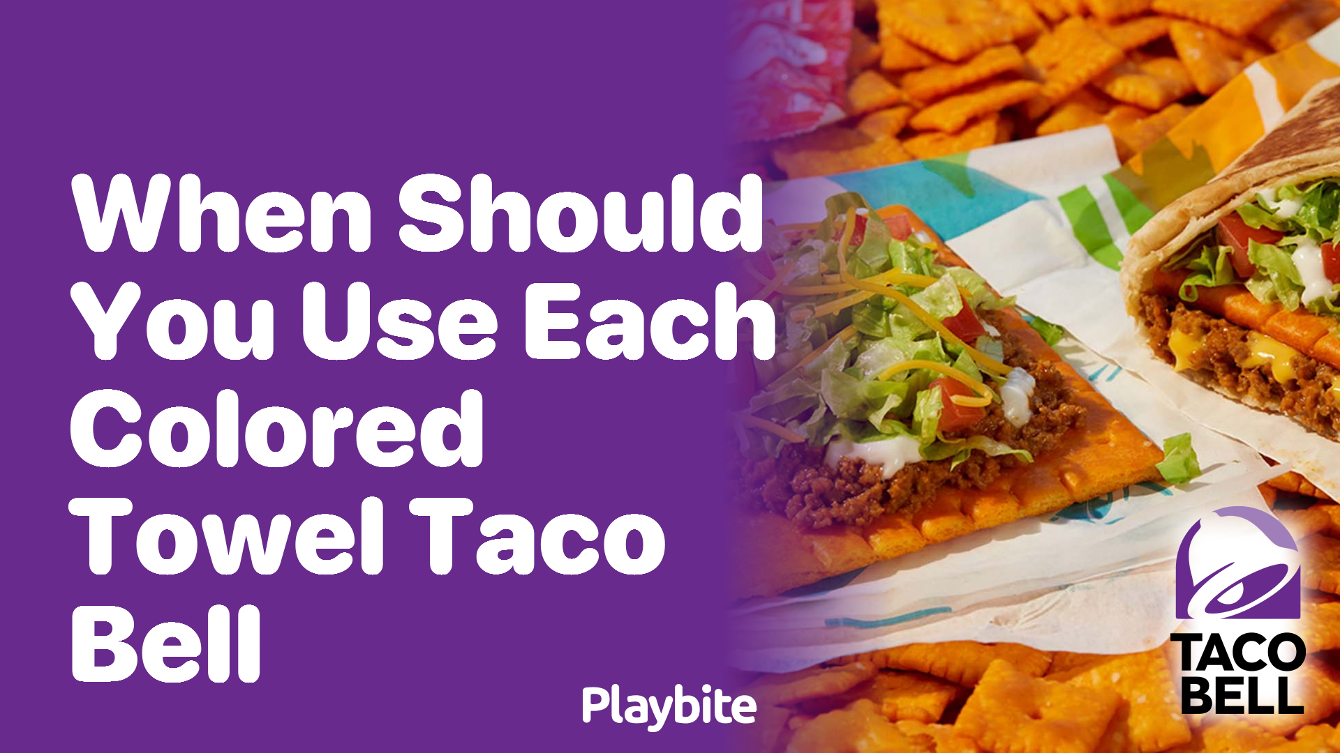 When Should You Use Each Colored Towel at Taco Bell?