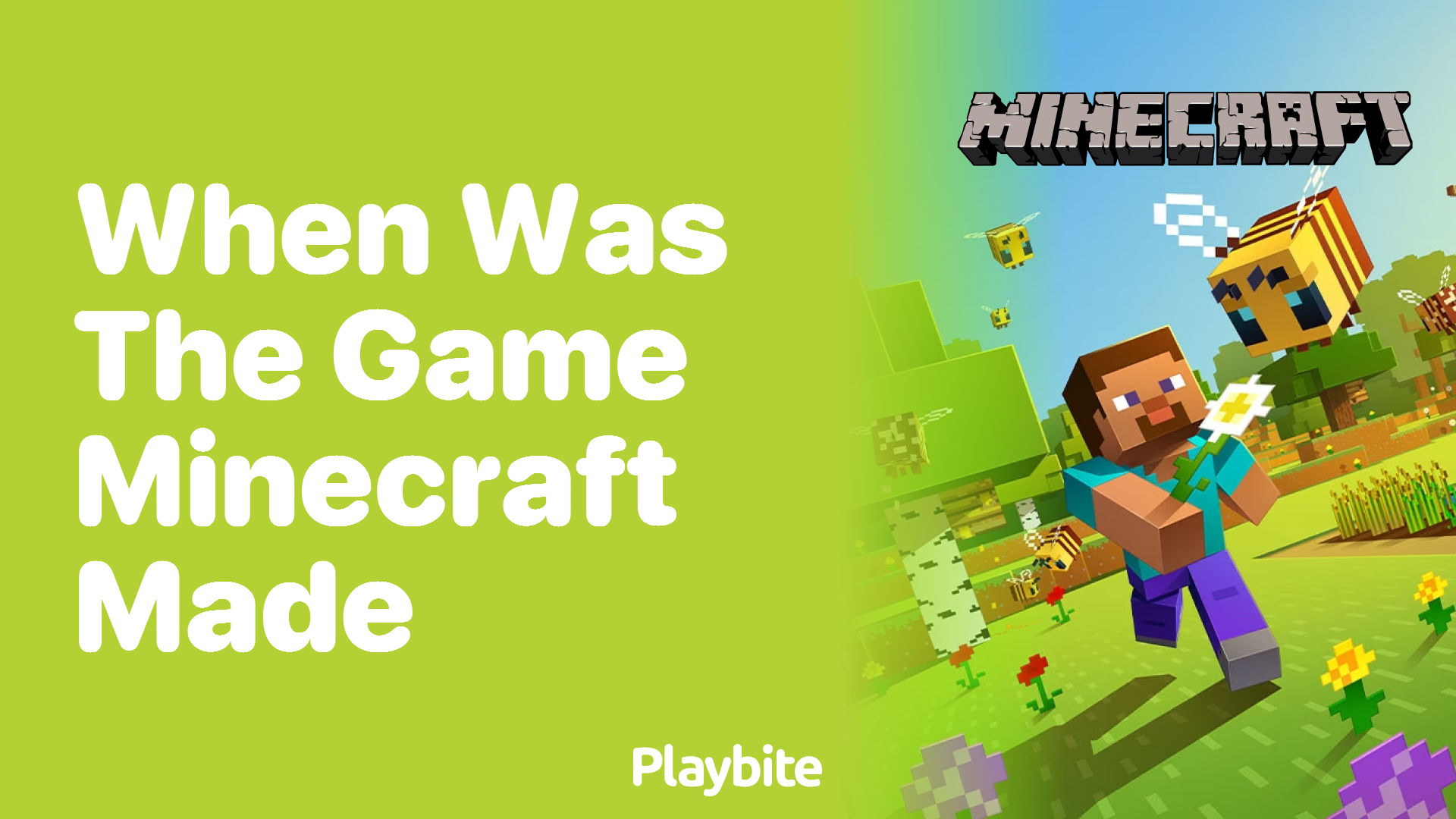 When was the game Minecraft made?