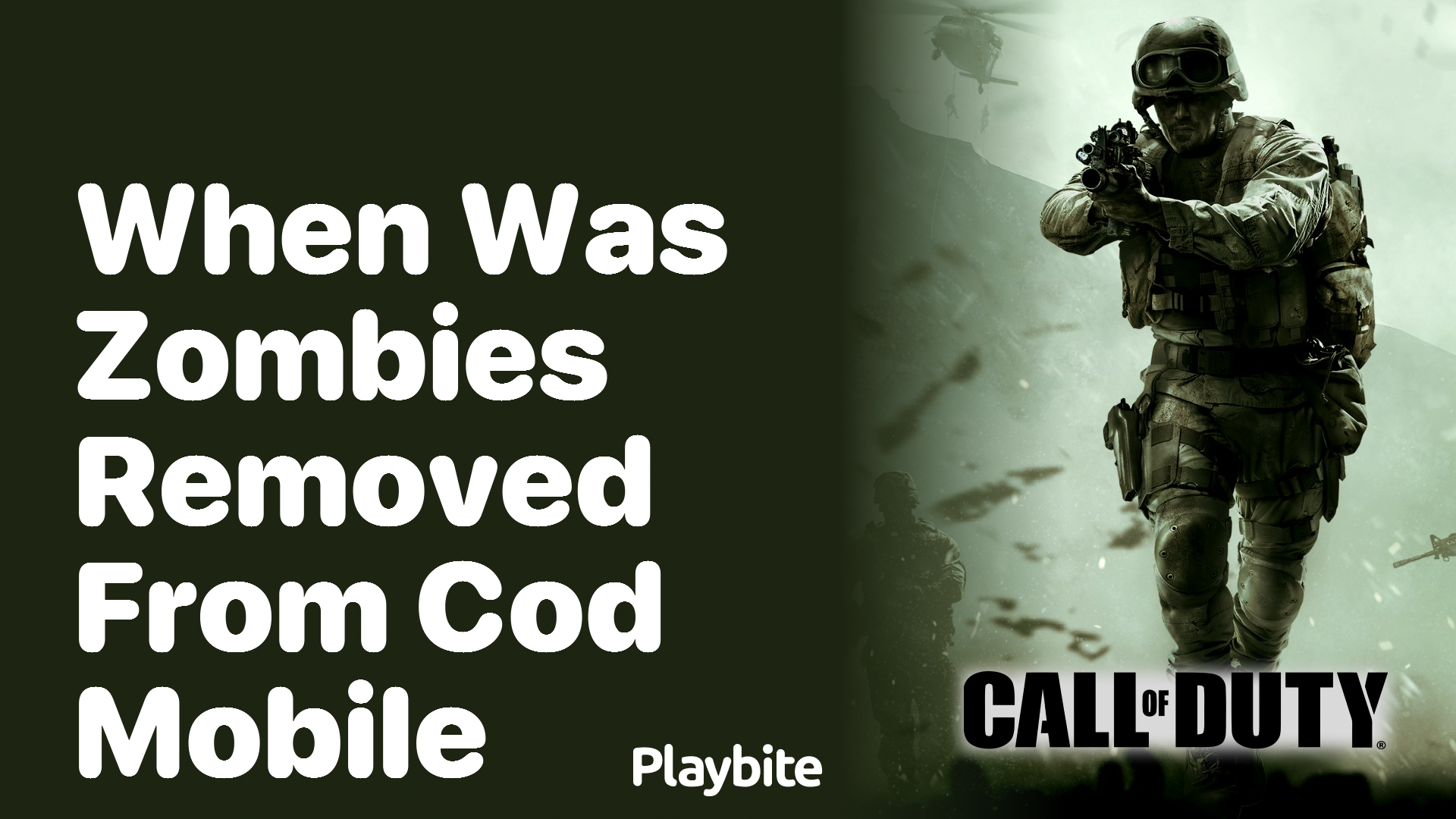 When Was Zombies Removed from COD Mobile?