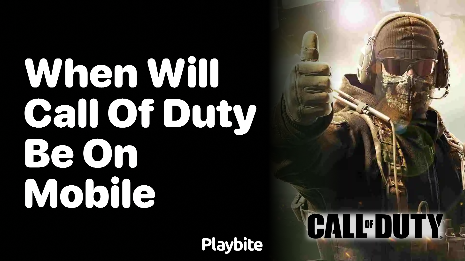 When Will Call of Duty Be on Mobile?